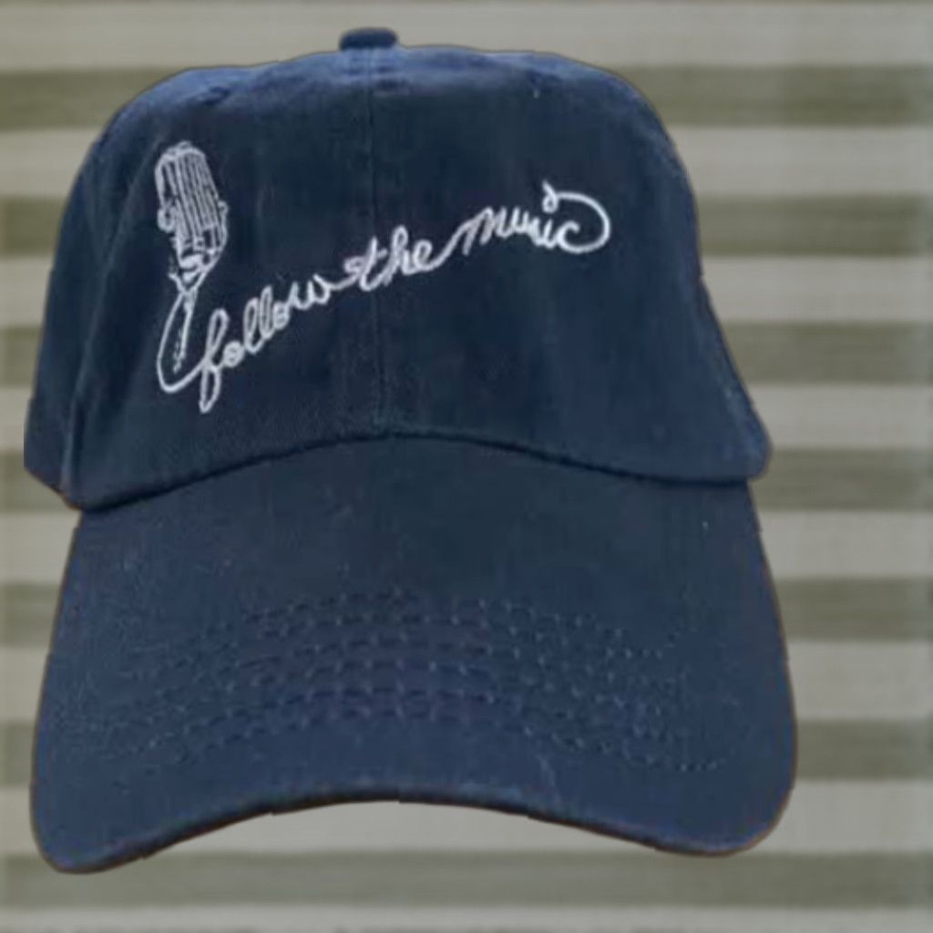 Vintage Big Country Music Hat Black Embroidered Baseball Cap Adjustab le Unisex Adults Fontanel Follow the Music The Woods Size ONE SIZE - 1 Thumbnail