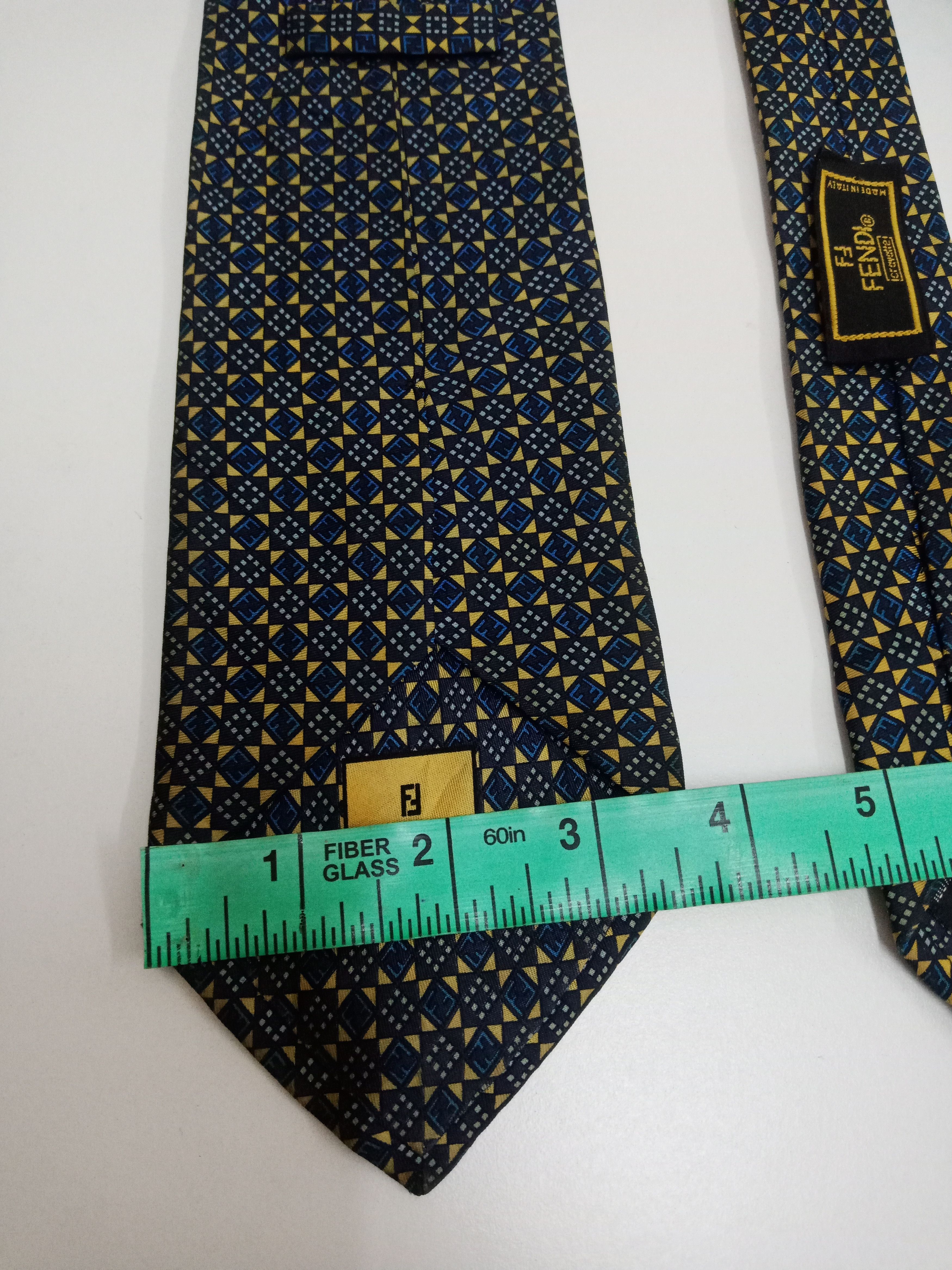 Fendi Fendi Monogram 100% Silk Made in Italy Size ONE SIZE - 6 Thumbnail