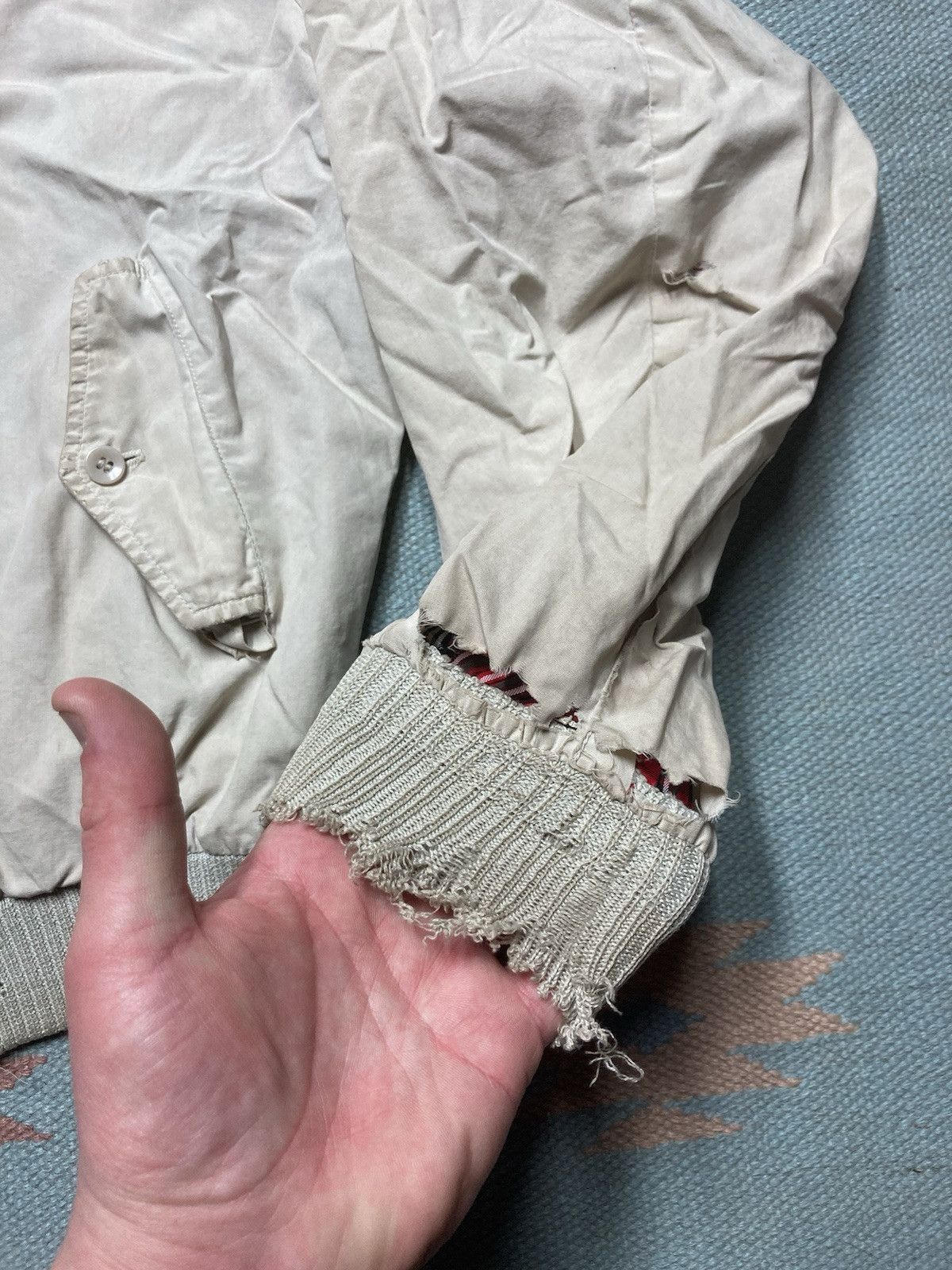 Vintage Vtg 50s Sir Jac work jacket lightweight cotton distressed S Size US S / EU 44-46 / 1 - 3 Thumbnail