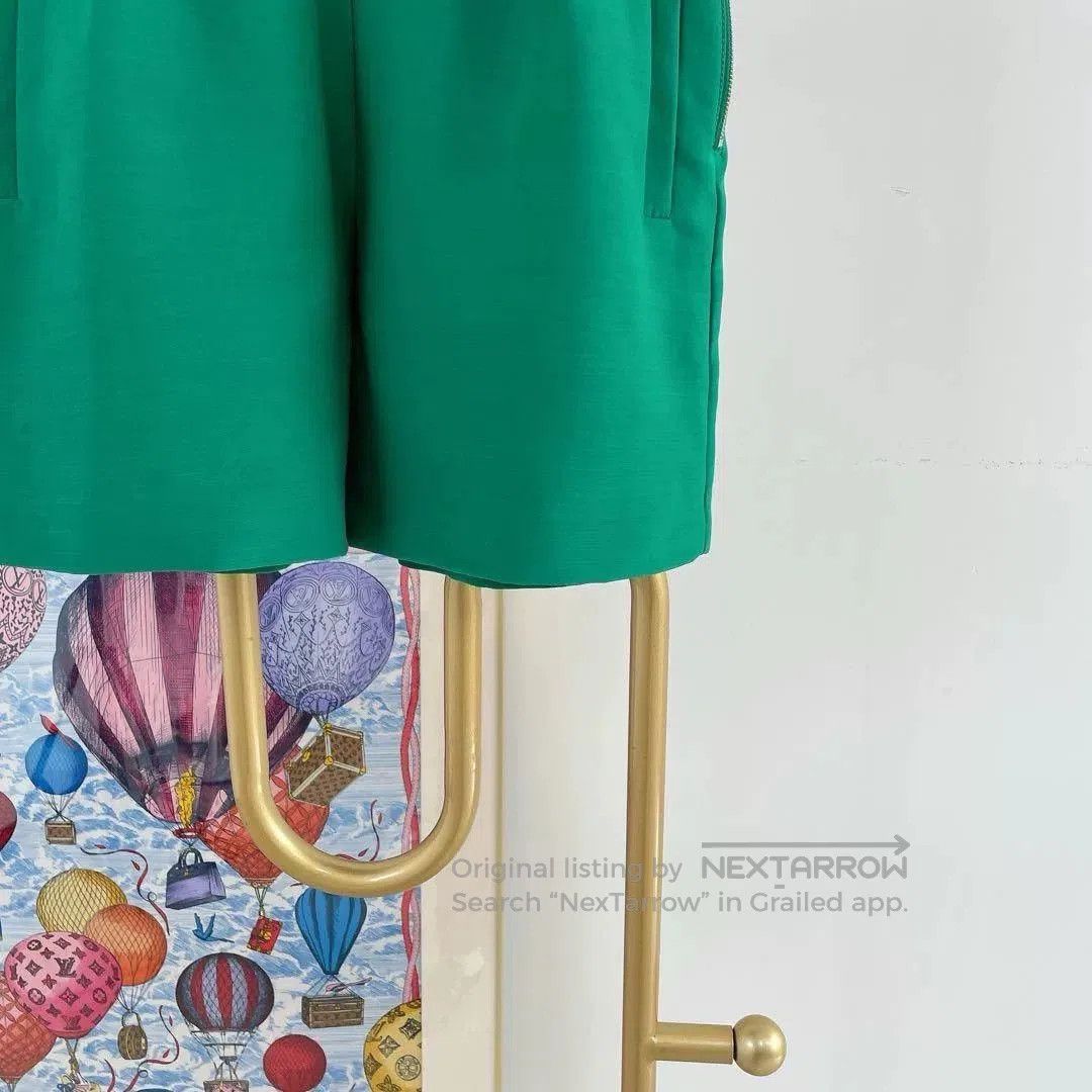 Louis Vuitton Louis Vuitton Green Shorts Size 40. Size 39" - 4 Thumbnail