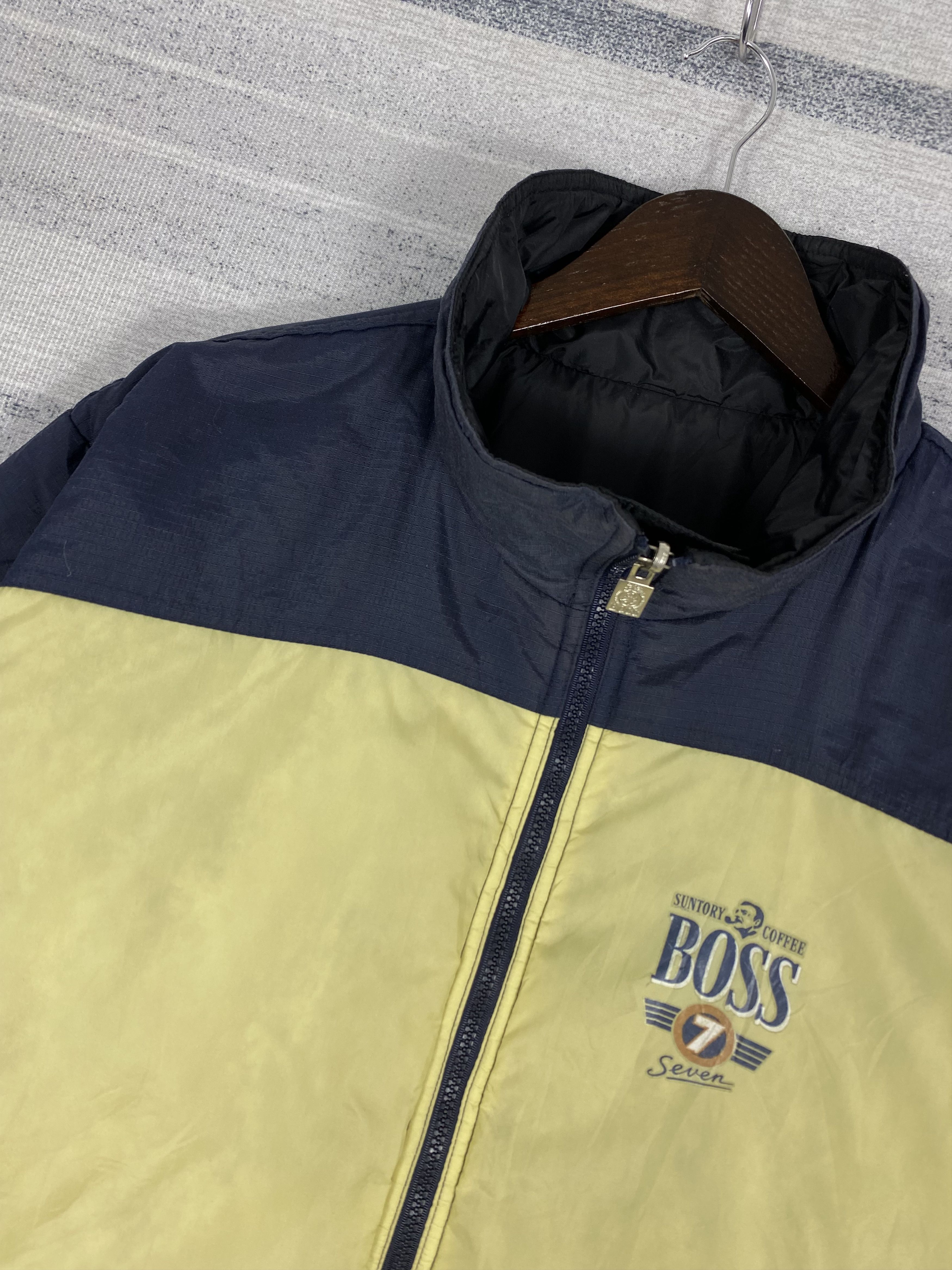 Japanese Brand Vintage Suntory Coffee Boss 7 Reversible Jacket K0222 Size US M / EU 48-50 / 2 - 2 Thumbnail