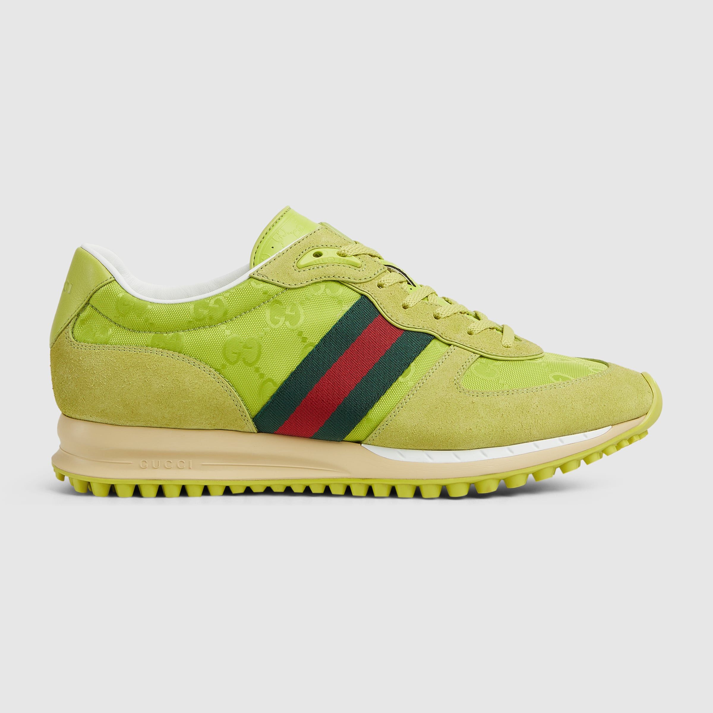 Gucci o1loc1c0326 832461 Men's Gucci Re-Motion Sneakers Green Size US 7 / EU 40 - 1 Thumbnail