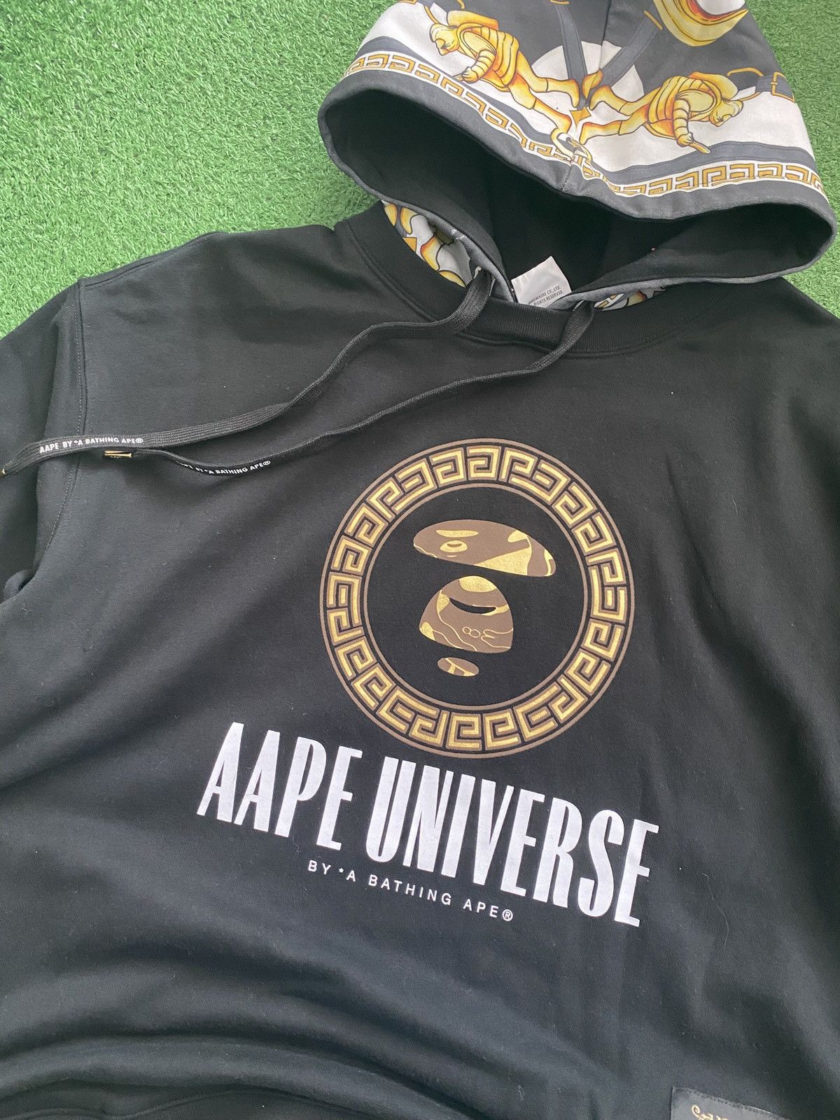 Aape Black AAPE By A Bathing Ape Hoodie Size M Size US M / EU 48-50 / 2 - 3 Thumbnail