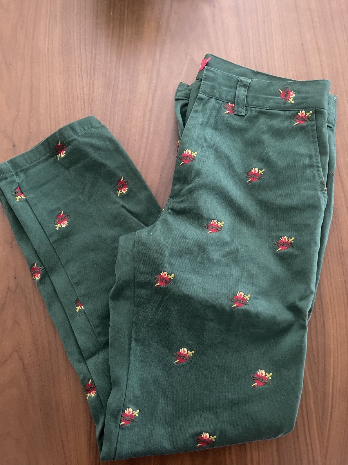 Supreme Supreme Burning heart pants Size US 30 / EU 46 - 1 Thumbnail