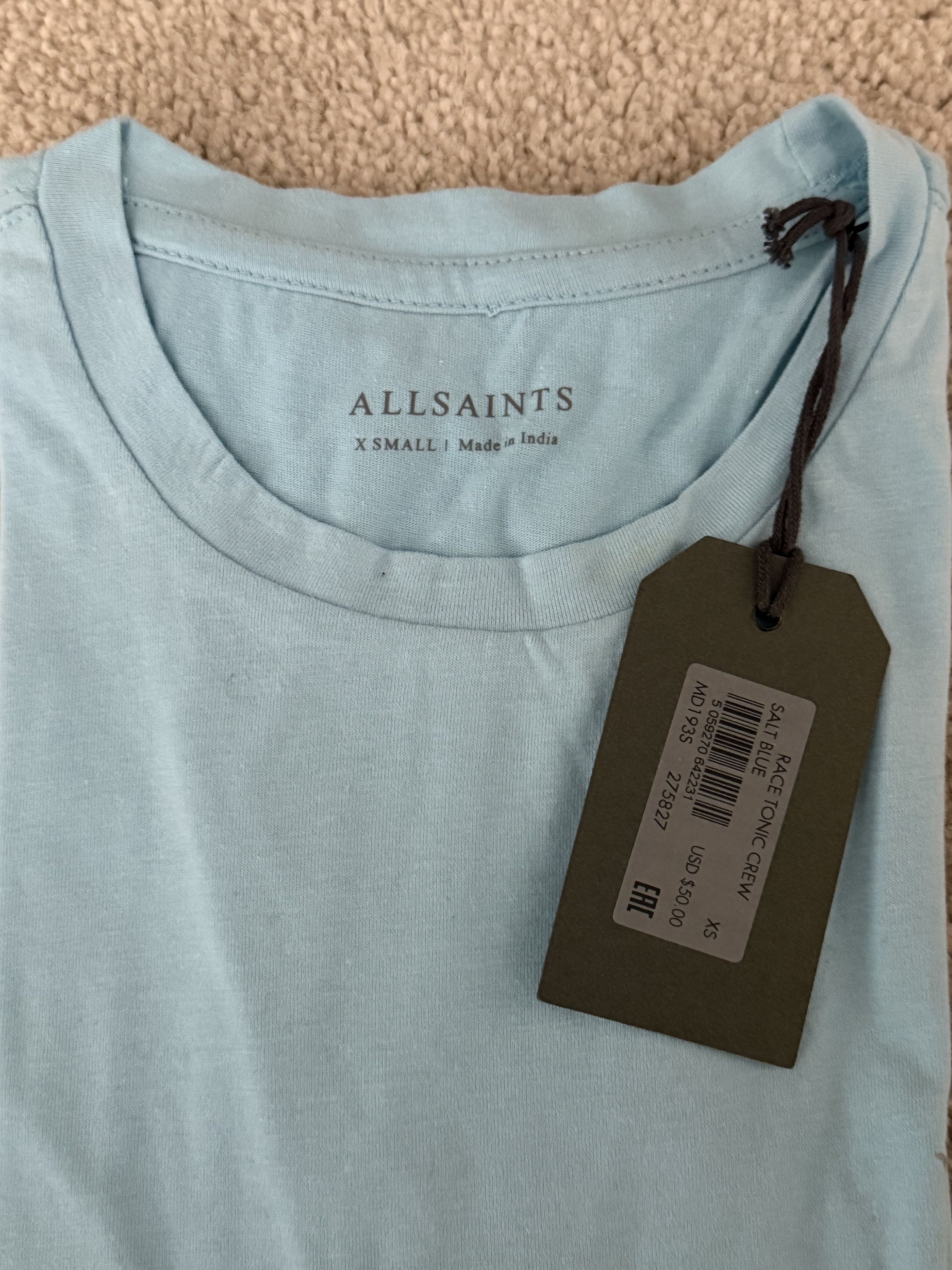 Allsaints AllSaints Tee Shirt - New w/Tags Size XS Size US XS / EU 42 / 0 - 4 Thumbnail