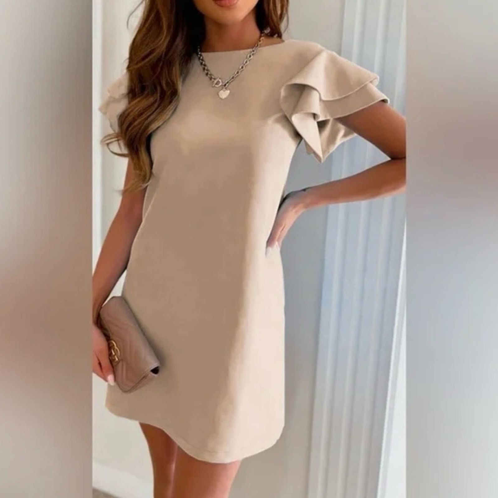 brown fur dress Fur Fantasy : Dress main image 0
