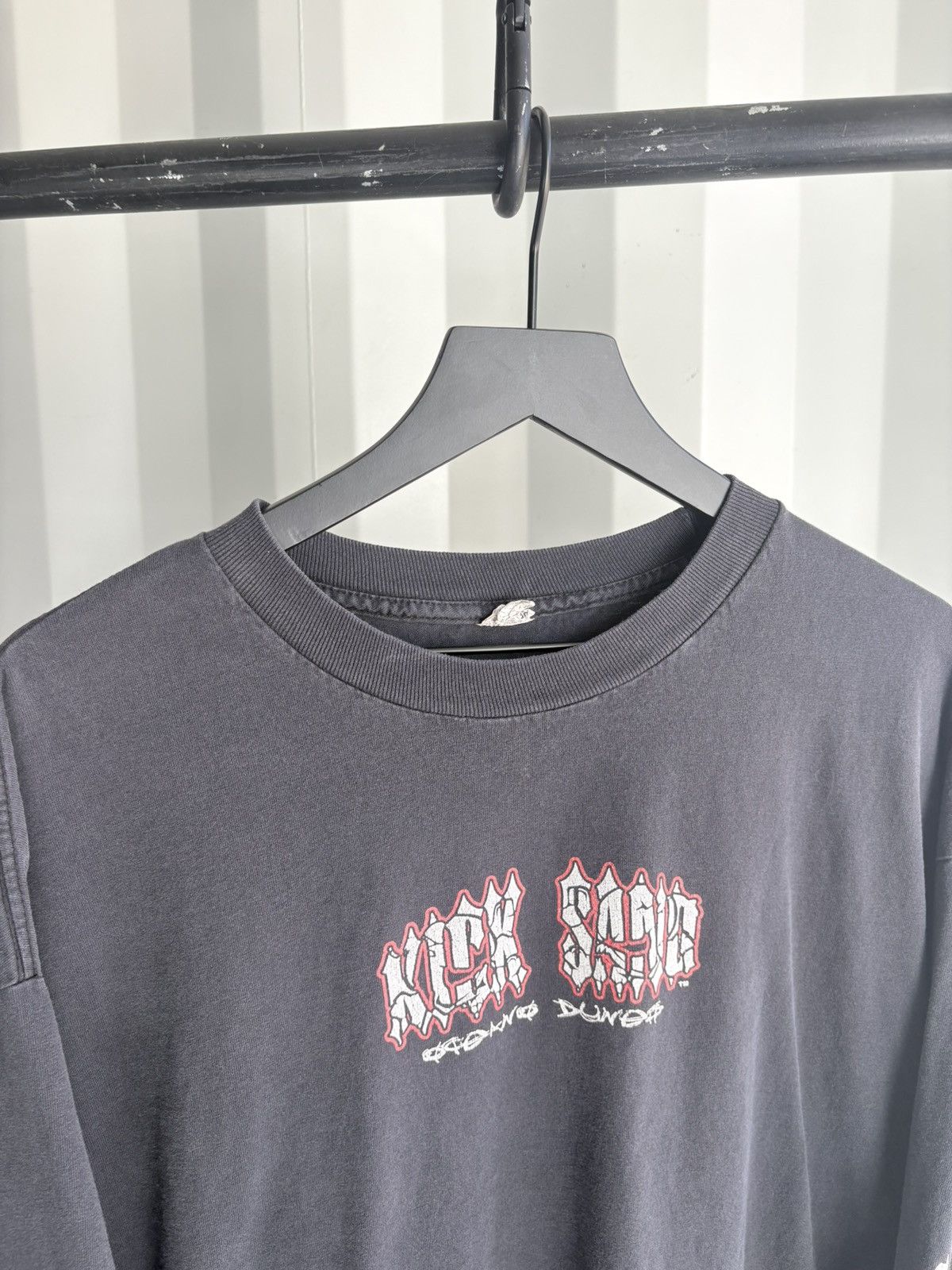 Vintage Vintage Kick Sand Motherfucker Shirt Distressed Faded Grunge Size US XXL / EU 58 / 5 - 5 Thumbnail