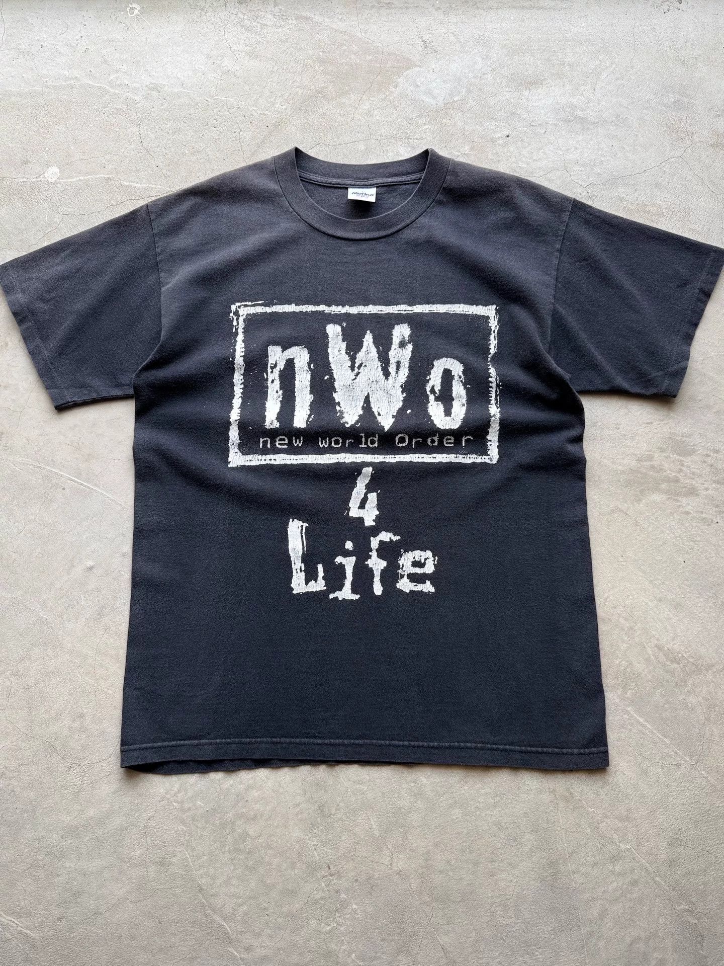 Vintage Vintage 90s NWO 4 Life WWE Tee Size US L / EU 52-54 / 3 - 1 Thumbnail