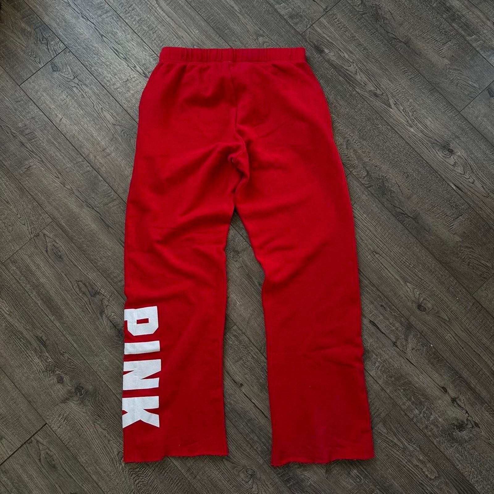 Victoria's Secret × Vintage Vintage 00s Red Pink Victorias Secret Low Lounge PJ Sweapant Size 32" / US 10 / IT 46 - 7 Thumbnail