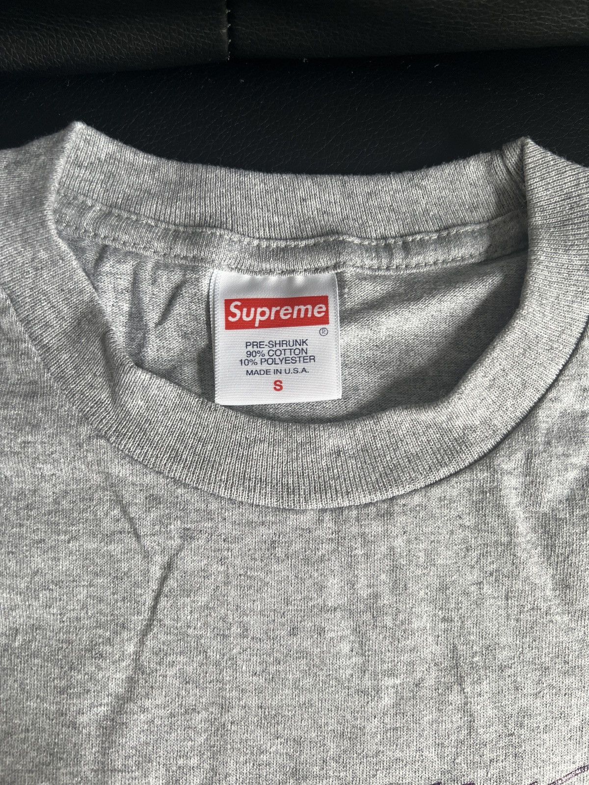 Supreme Supreme Mont Blanc Gray and Purple Size Small Tee Size US S / EU 44-46 / 1 - 3 Thumbnail