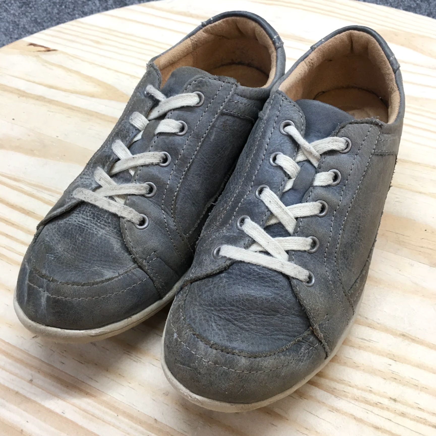 Naturalizer Naturalizer Jaden Sneakers Womens 6.5M Leather Blue Lace Up Low Top Casual Shoe Size M / US 6-8 / IT 42-44 - 3 Thumbnail
