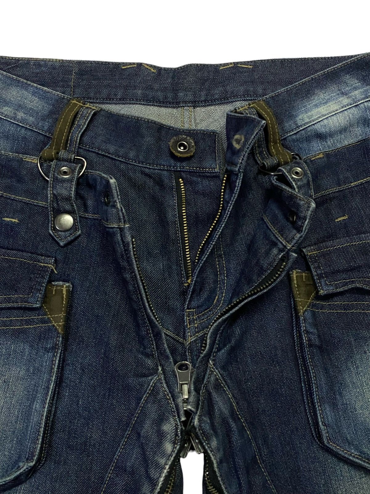 Japanese Brand × PPFM Hot‼️PPFM Double Thighs Can Be Turned Backwards Denim Size US 32 / EU 48 - 17 Thumbnail