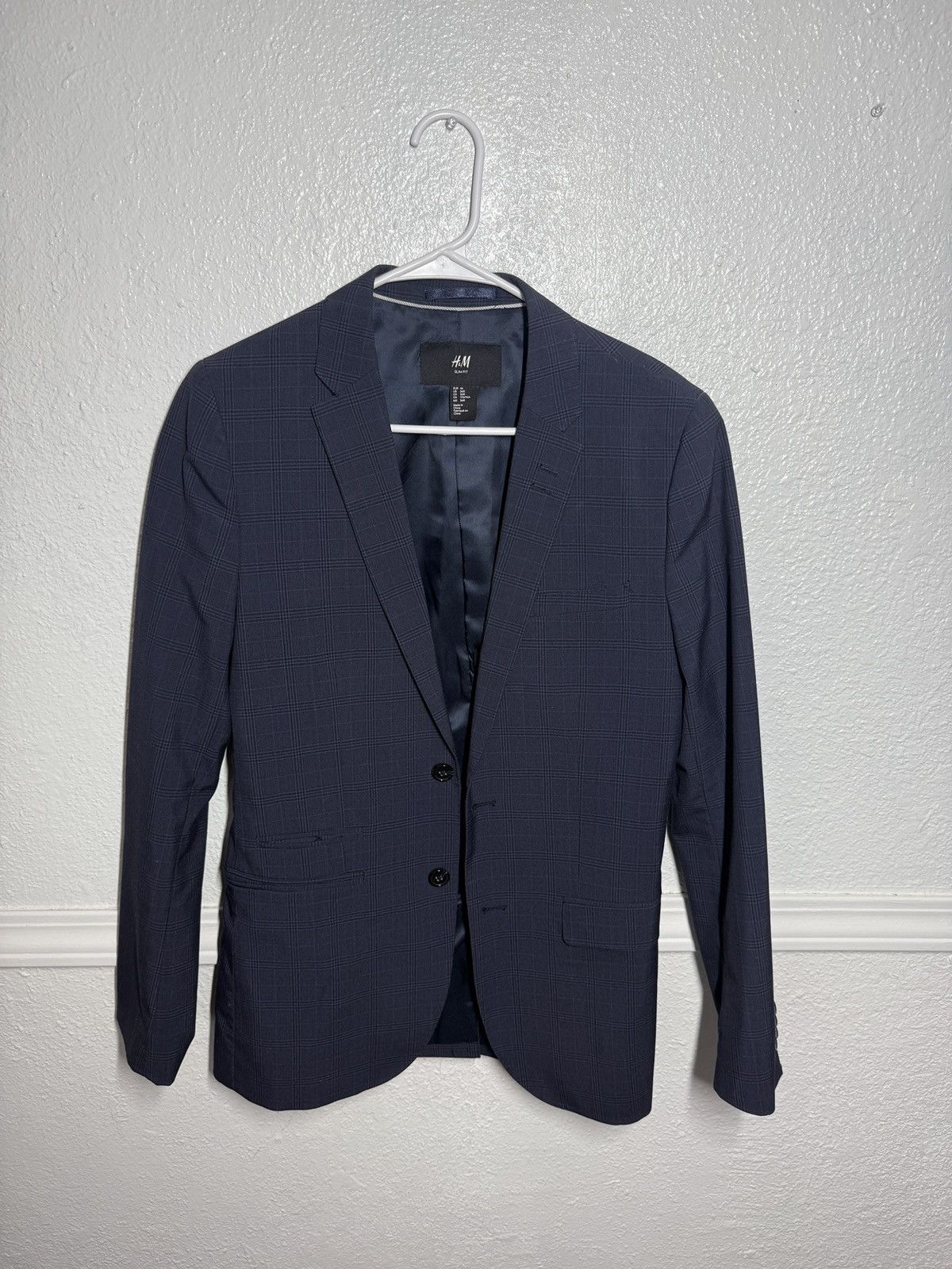 H&M H&M men’s slim fit blue blazer Size 36R - 1 Thumbnail