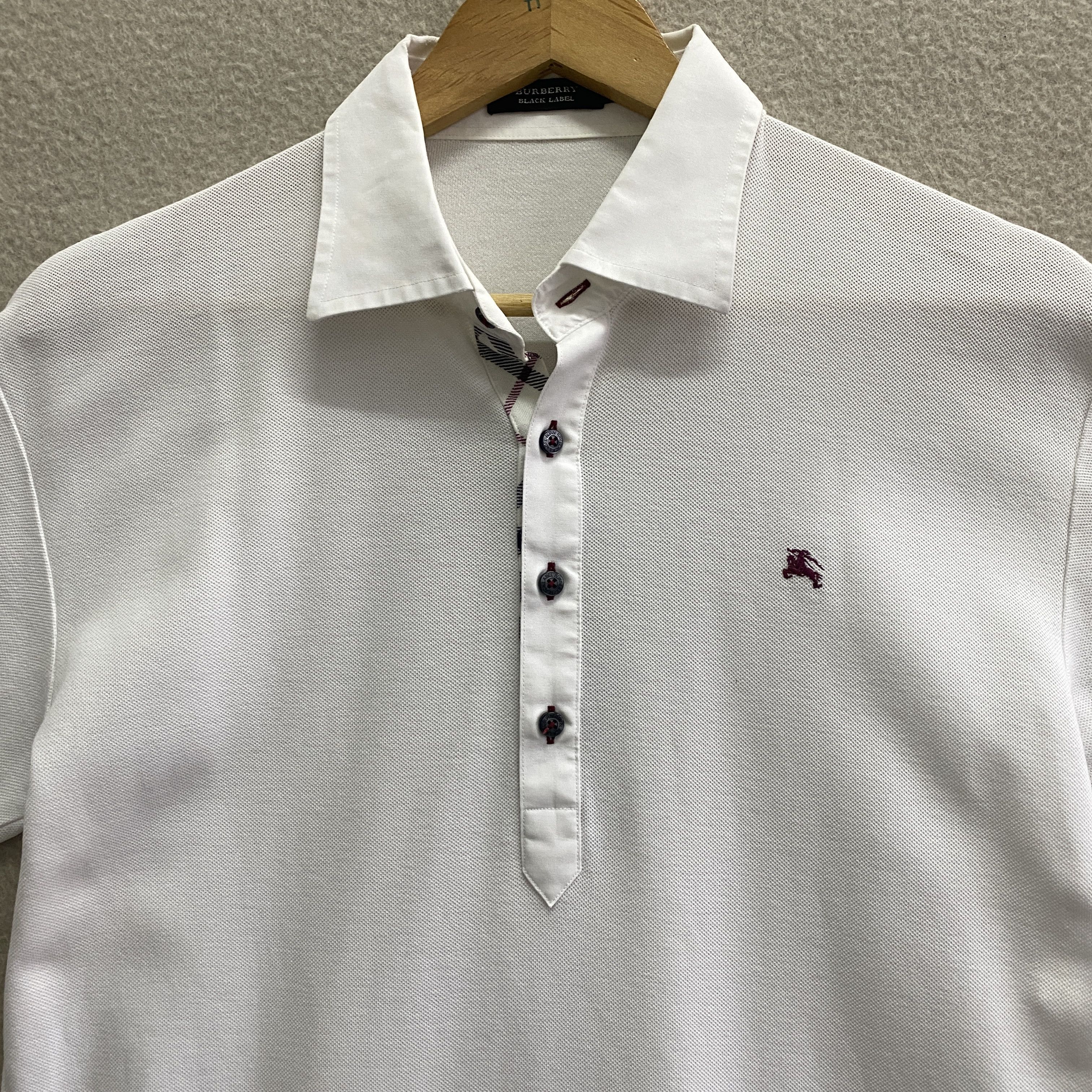 Burberry Vintage Burberrys Polo Shirt Size US M / EU 48-50 / 2 - 2 Thumbnail