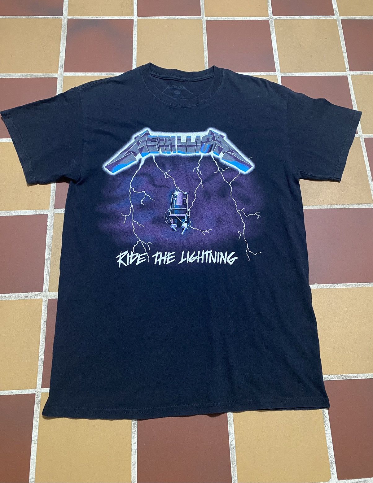 Band Tees × Metallica × Vintage Vintage Metallica Ride The Lightning Shirt Size US M / EU 48-50 / 2 - 1 Thumbnail