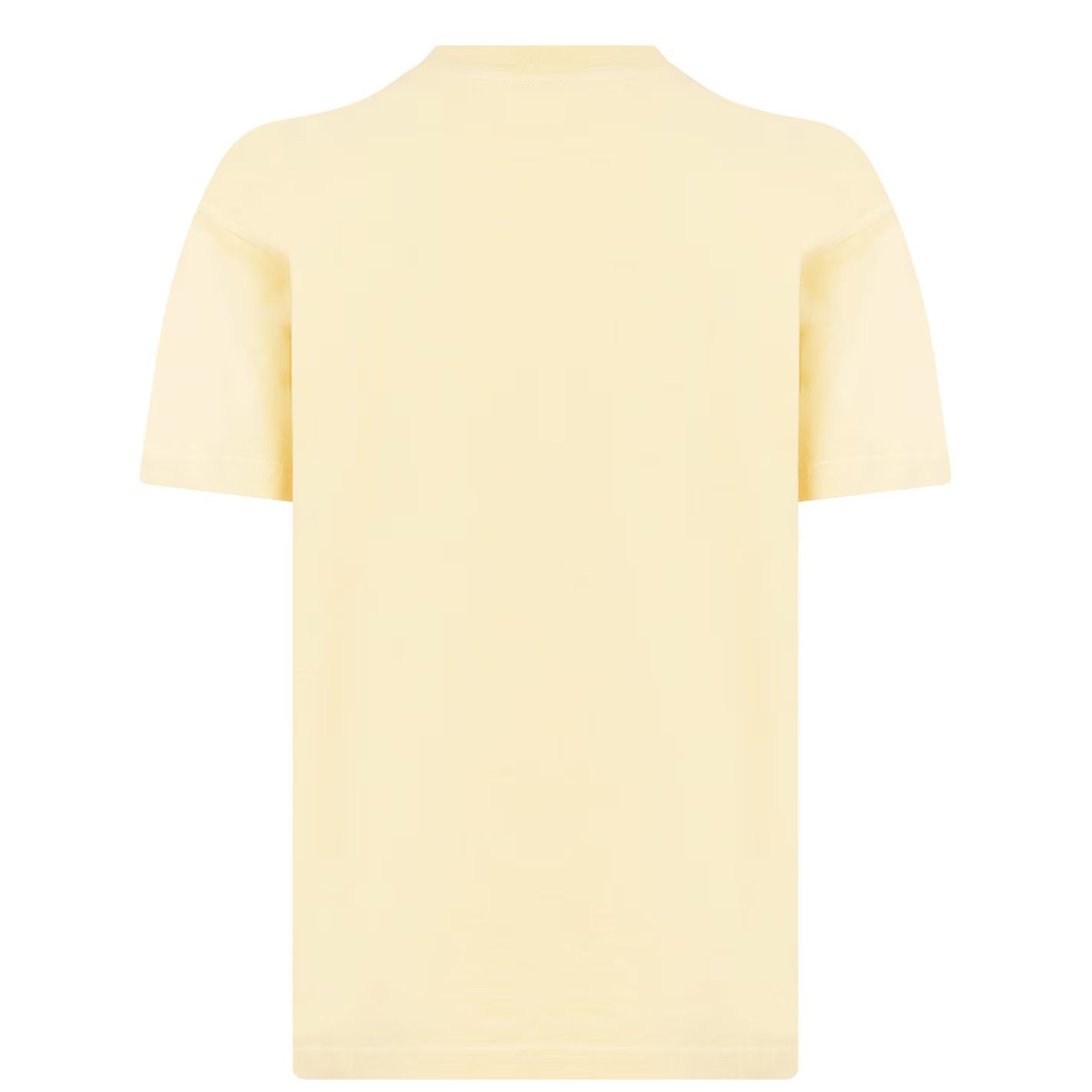 Off-White o1g2r1mq1224 Spray Helvetic T Shirt in Light Yellow Size XXS / US 00 / IT 34 - 2 Thumbnail