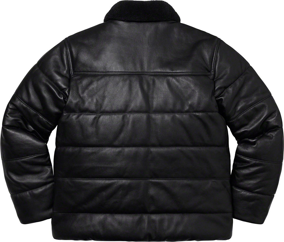 ジャケット・アウター Supreme Schott Shearling Collar Leather supreme schott shearling collar leather puffy jacket black