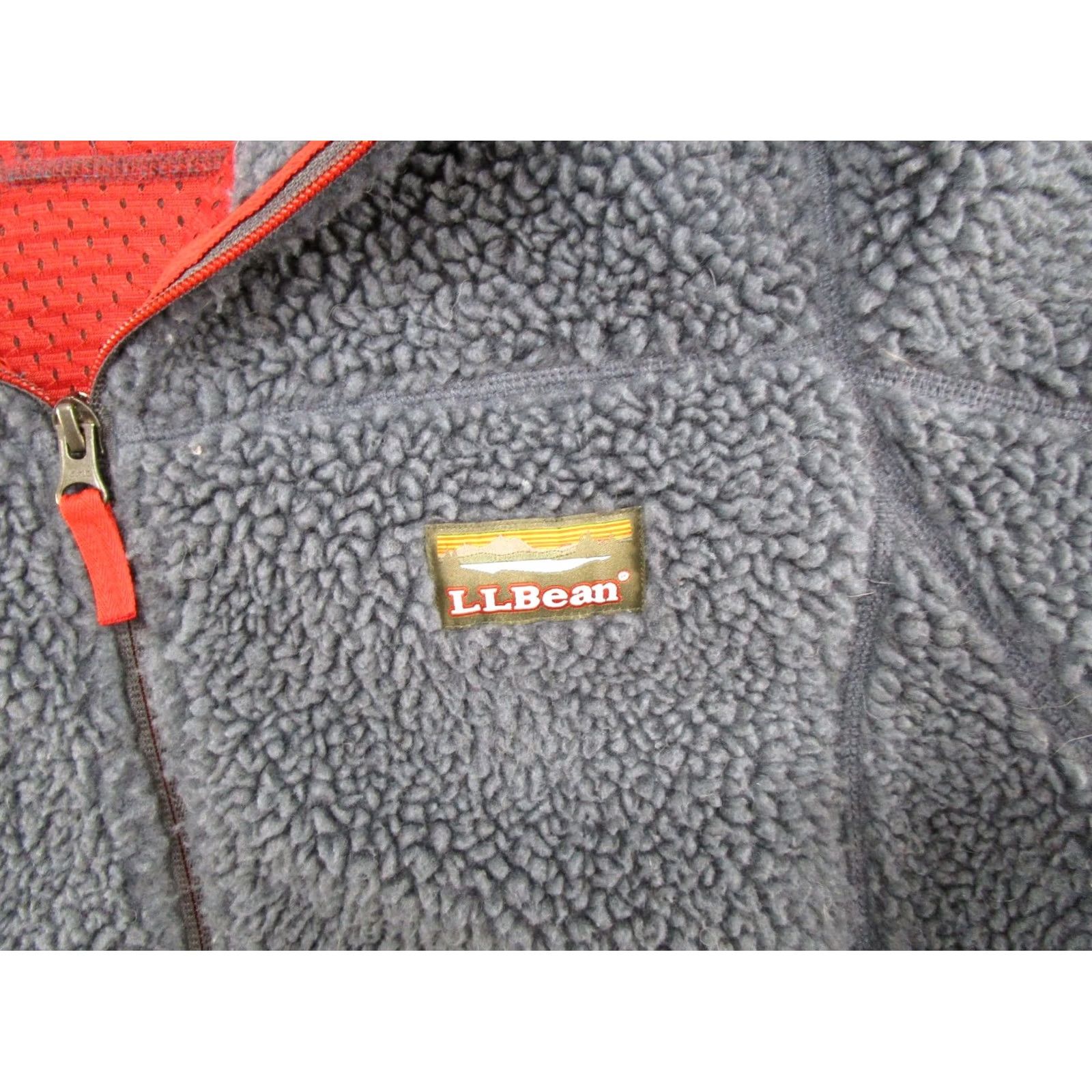 Vintage L.L. Bean Womens Jacket Gray Fleece Full Zip Mountain Pile L Medium Size L / US 10 / IT 46 - 3 Thumbnail