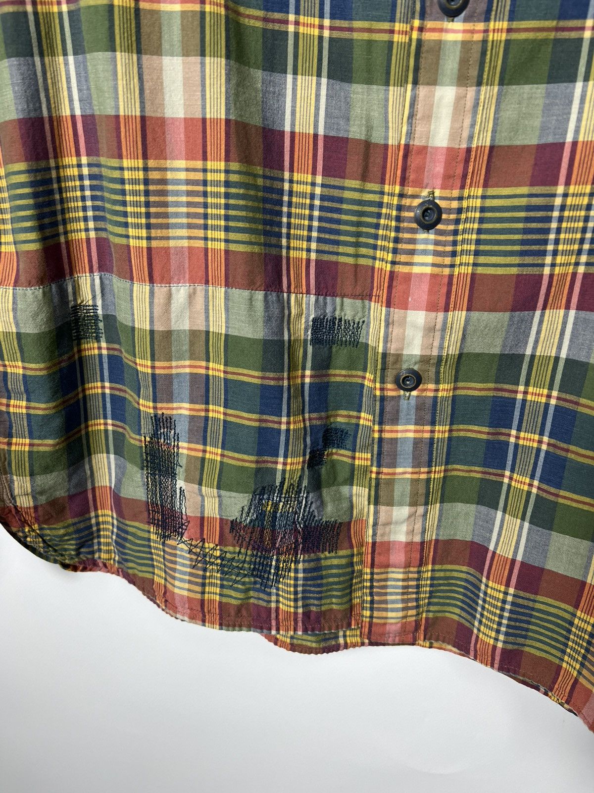 Polo Ralph Lauren Vintage rare Polo Ralph Lauren Custom Fit Patchwork Shirt Size US M / EU 48-50 / 2 - 4 Thumbnail