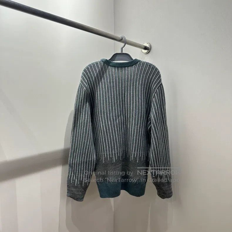 Hermes Hermes Cashmere and Wool Blended Striped Sweater Size US M / EU 48-50 / 2 - 2 Thumbnail