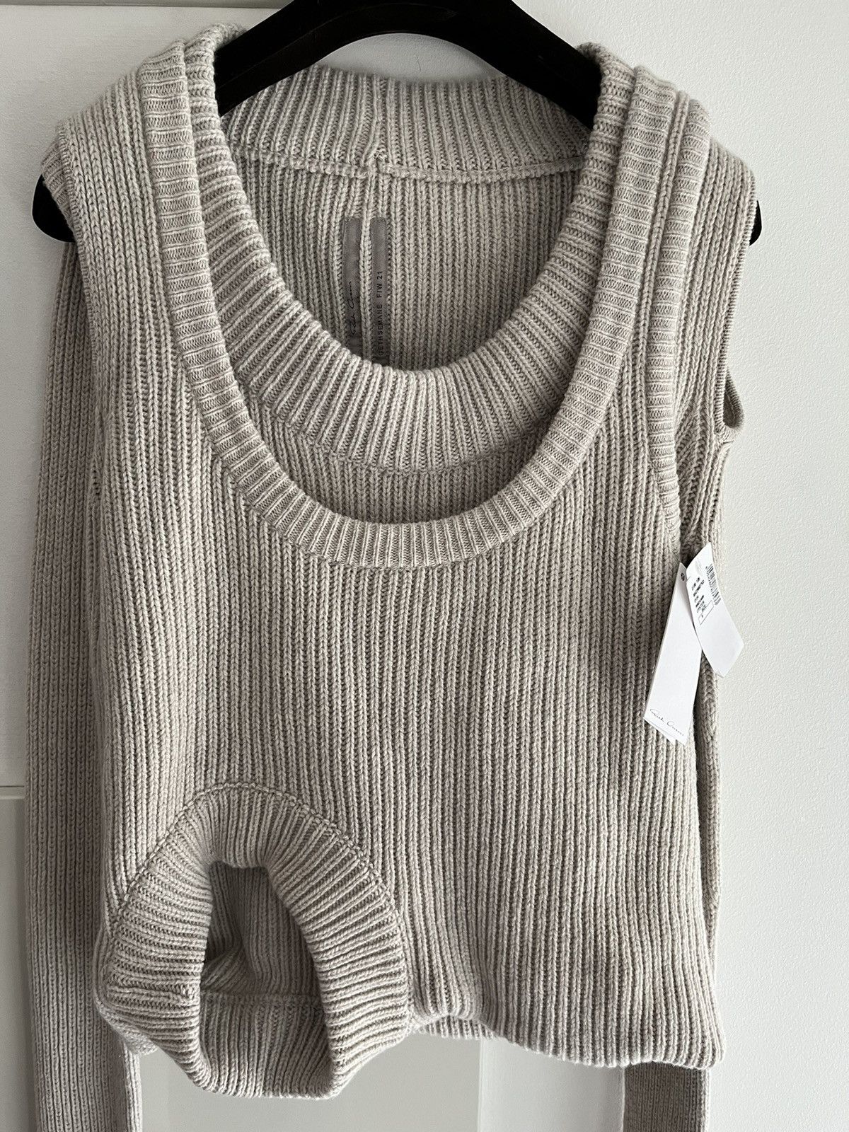 Rare Brand New Rick Owens Gethsemane FW 2021 Runway Sweater