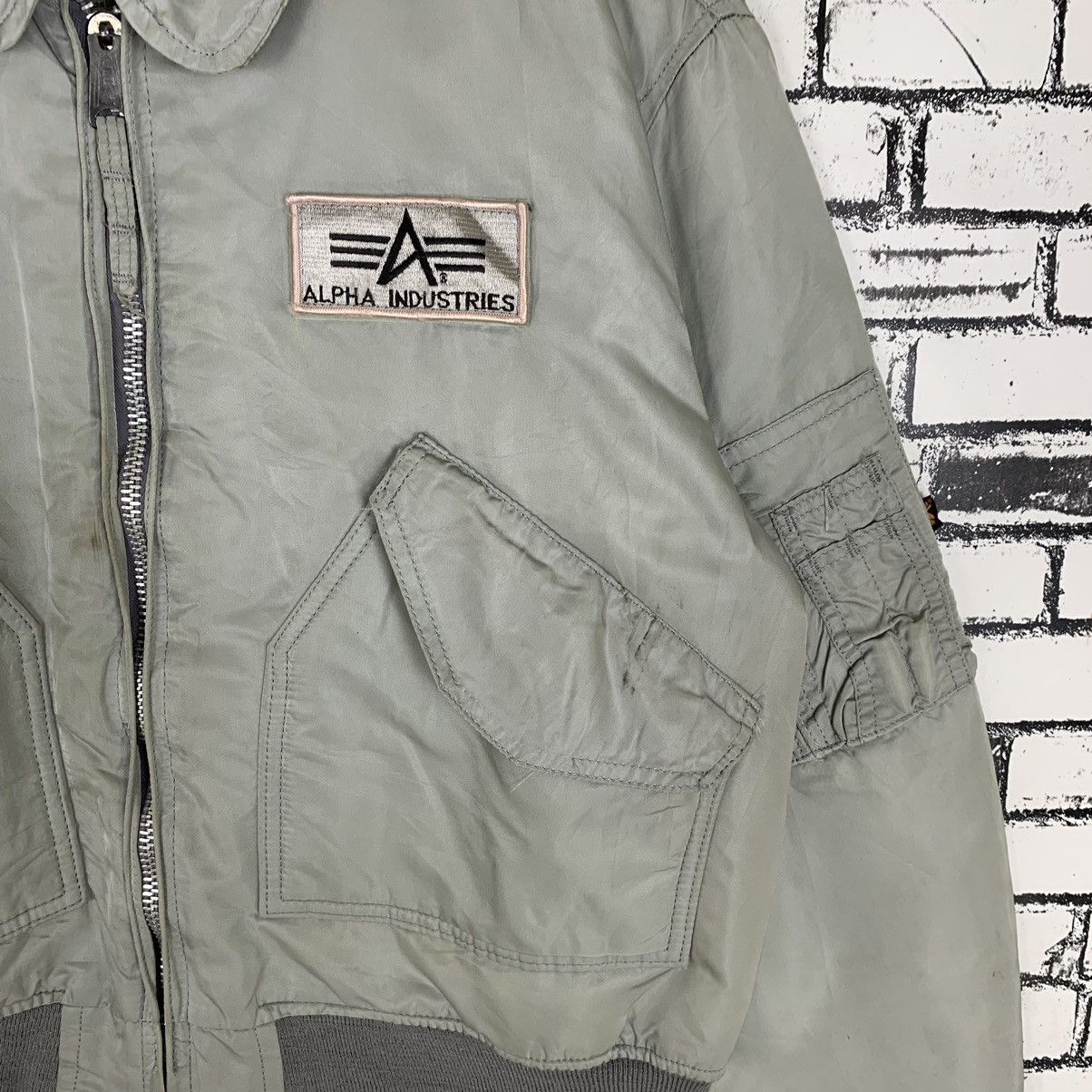 Alpha Industries Alpha Industries CW Flight Jacket Alpha Bomber Jacket Size US L / EU 52-54 / 3 - 6 Thumbnail
