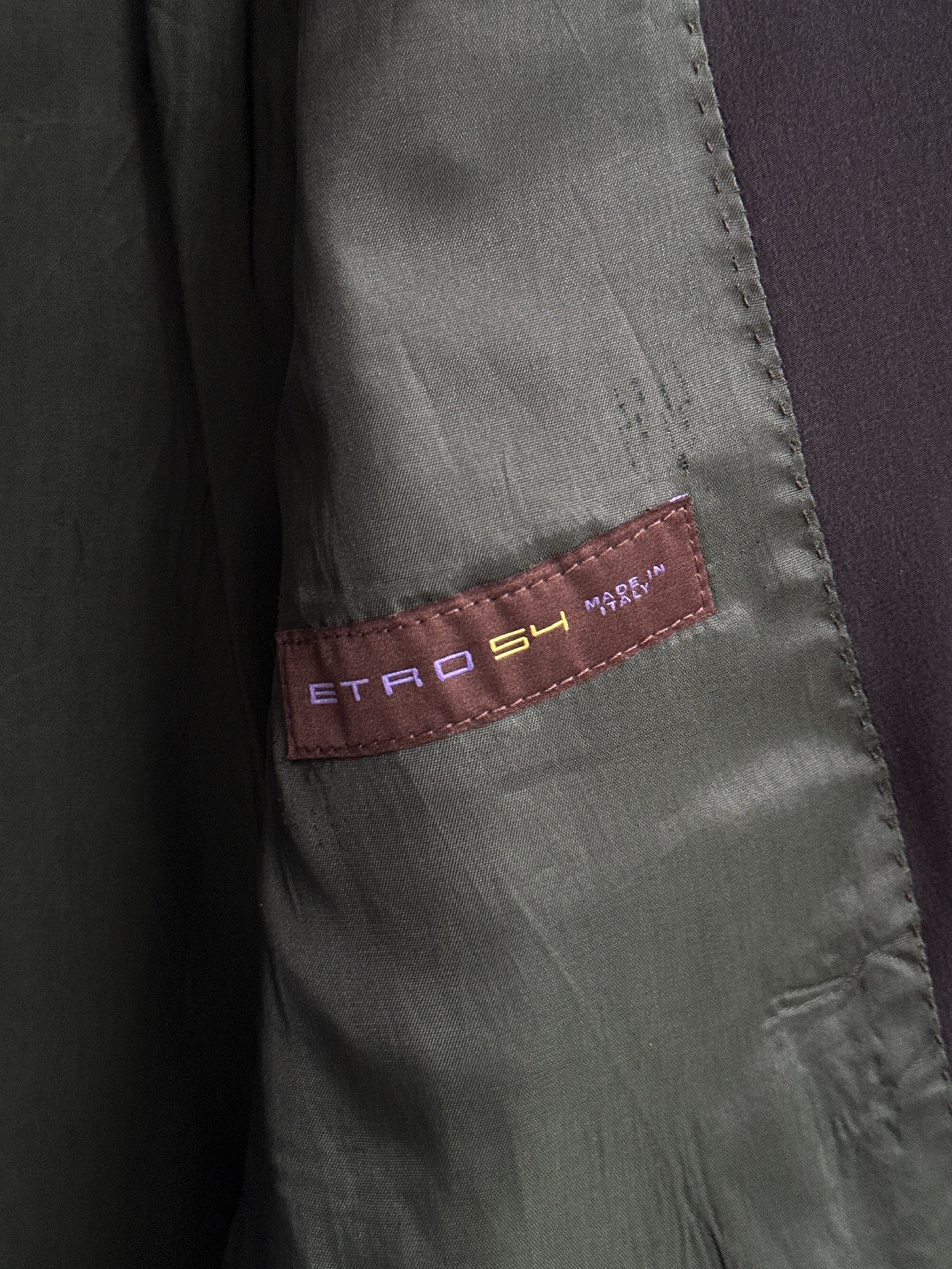 Etro Etro Black Blazer Size 54R - 7 Thumbnail