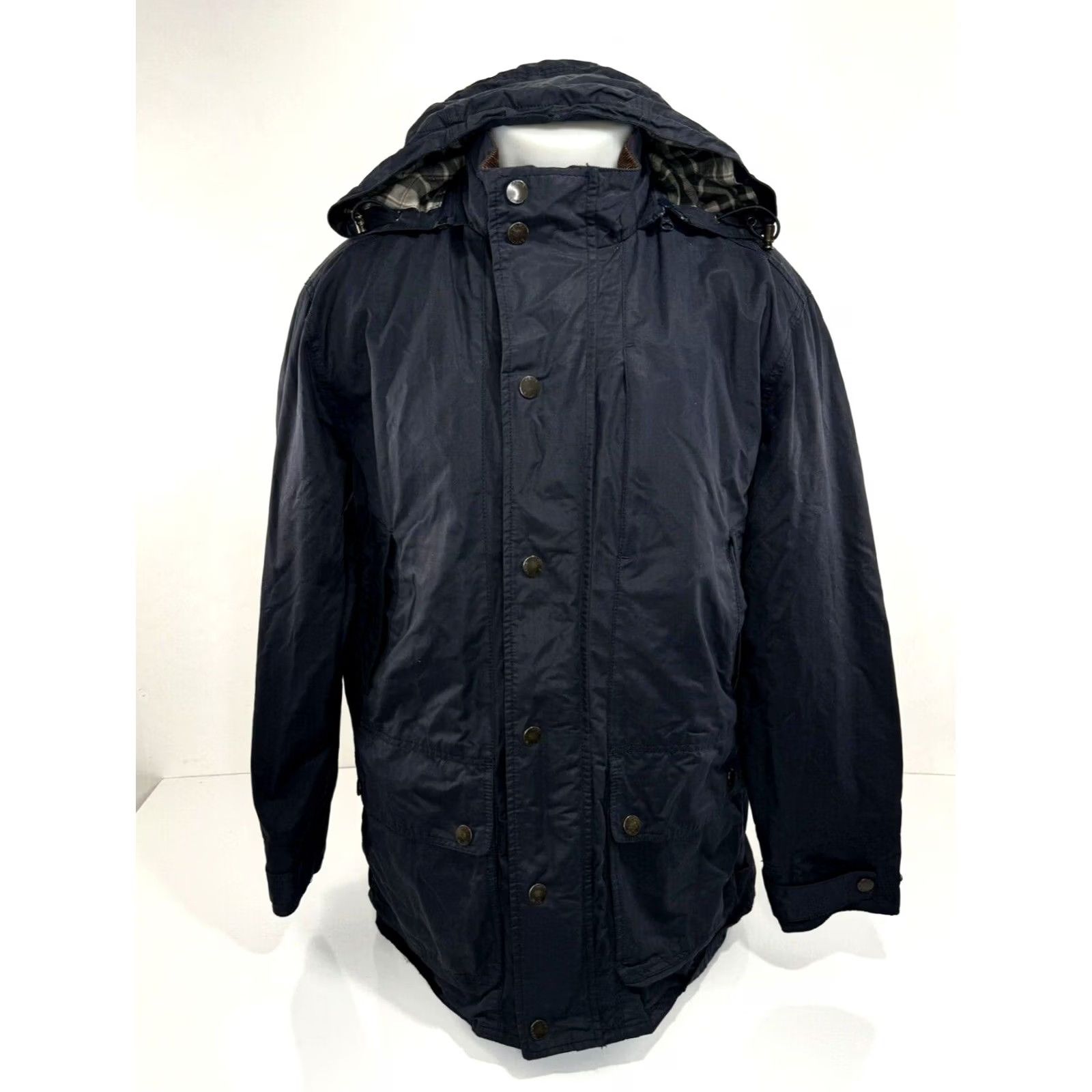 Orvis ORVIS WAX CLOTH Mens L Hooded Ranch Field Barn Chore Jacket Size US L / EU 52-54 / 3 - 2 Thumbnail