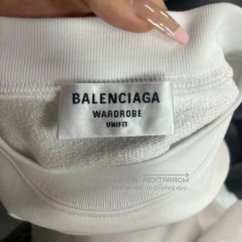 Balenciaga Balenciaga White Coke Embroidery Sweatshirt. Size US S / EU 44-46 / 1 - 4 Thumbnail