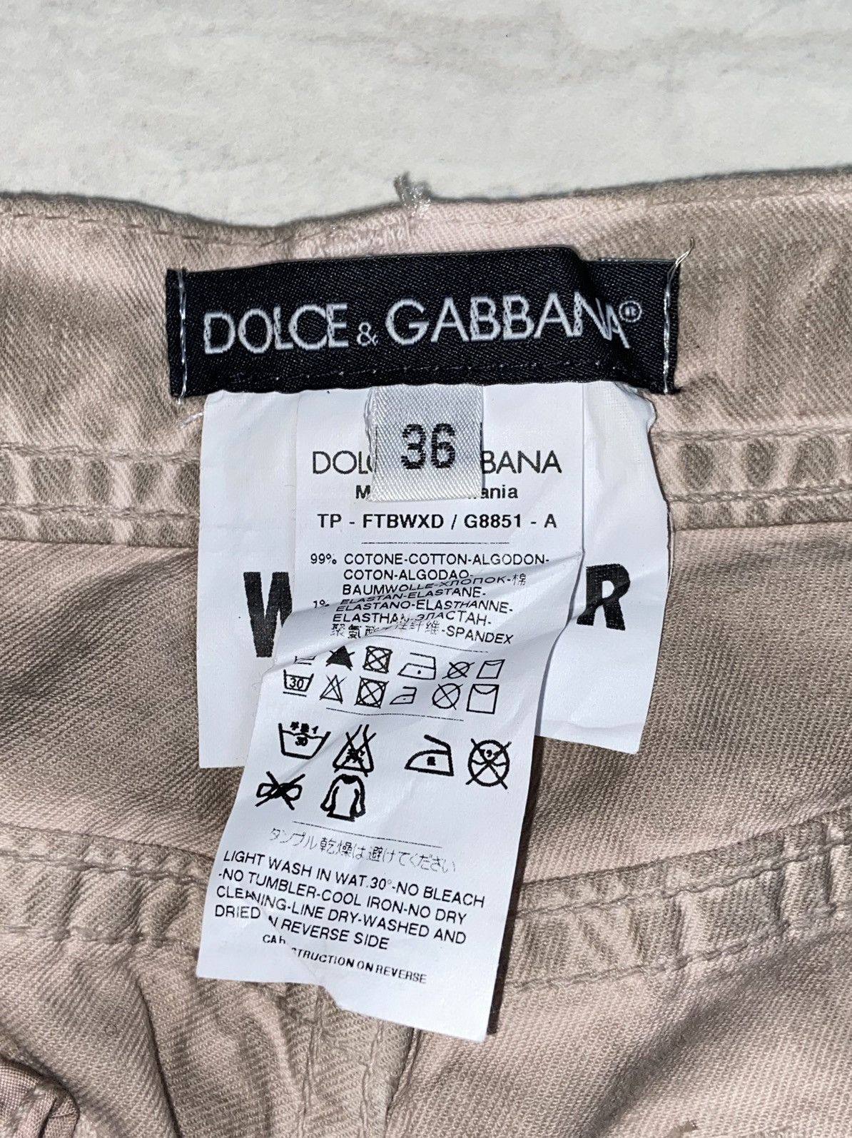 Dolce & Gabbana DOLCE & GABBANA Long Pants Size US 26 / EU 42 - 13 Thumbnail
