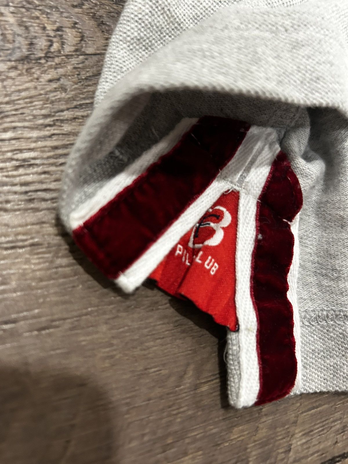 Ralph Lauren 💯 Black Fuel Club Grey Polo with Red Stripes 💯 Size US M / EU 48-50 / 2 - 4 Thumbnail