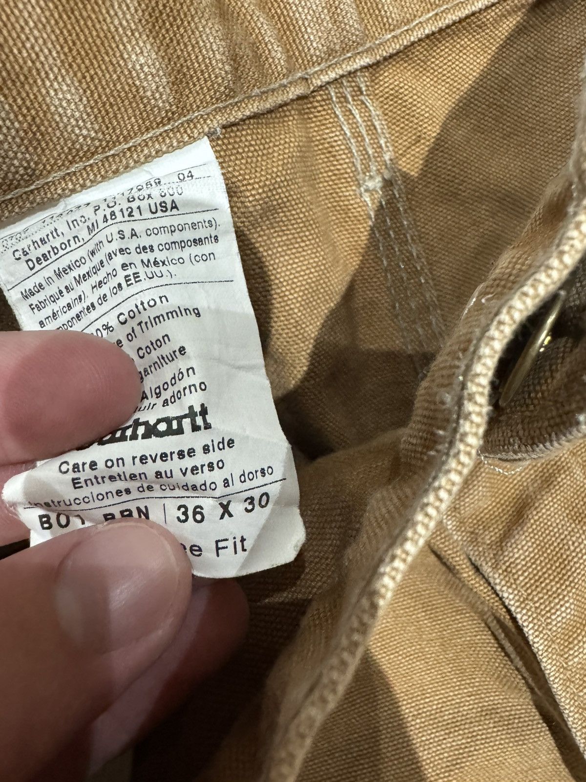 Carhartt × Vintage Vintage Baggy Carhartt Double Knee Carpenter Pants Size US 36 / EU 52 - 8 Thumbnail