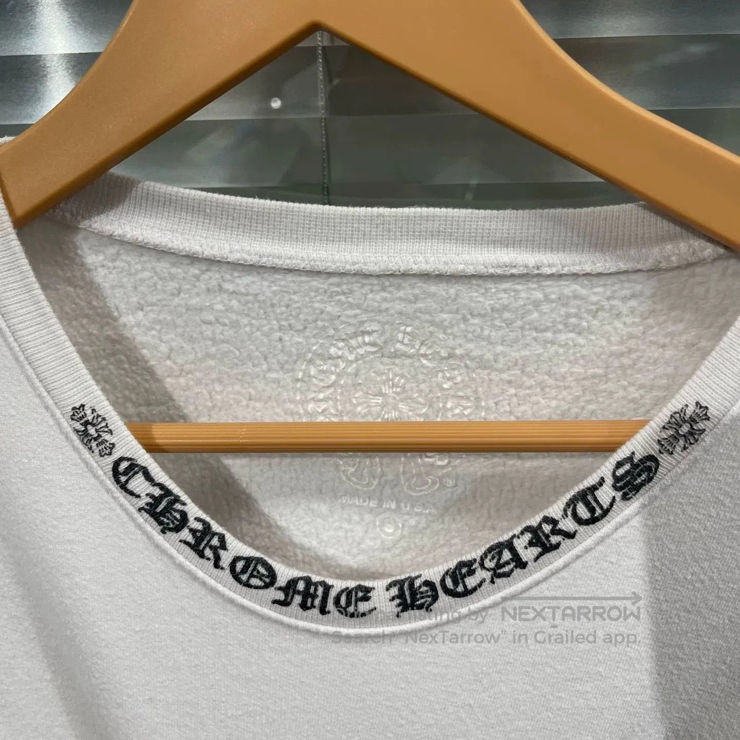 Chrome Hearts White Long Sleeve Graphic Print Shirt. Size US S / EU 44-46 / 1 - 3 Thumbnail