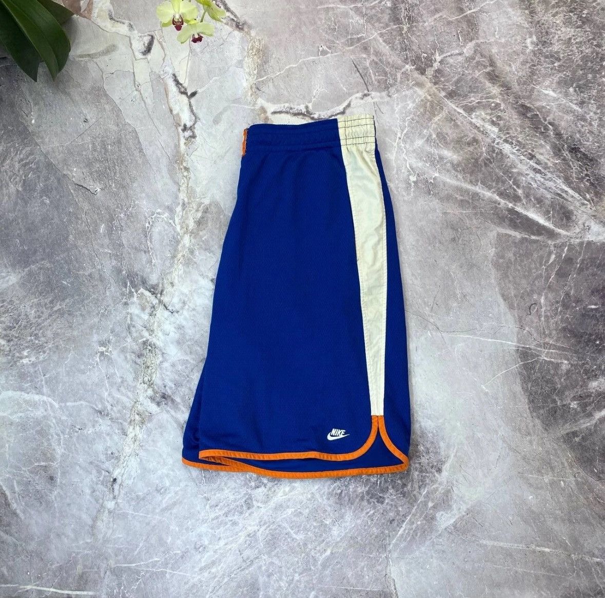 Nike Nike Air Force Shorts Vintage Blue Basketball L Y2K jordan Size US 31 - 5 Thumbnail