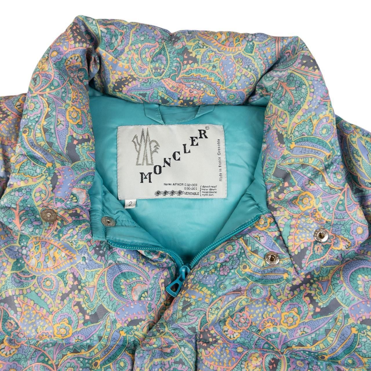 Moncler Vintage Moncler Convertible Pattern Puffer Jacket Size L Size 3XL / US 20-22 - 4 Thumbnail
