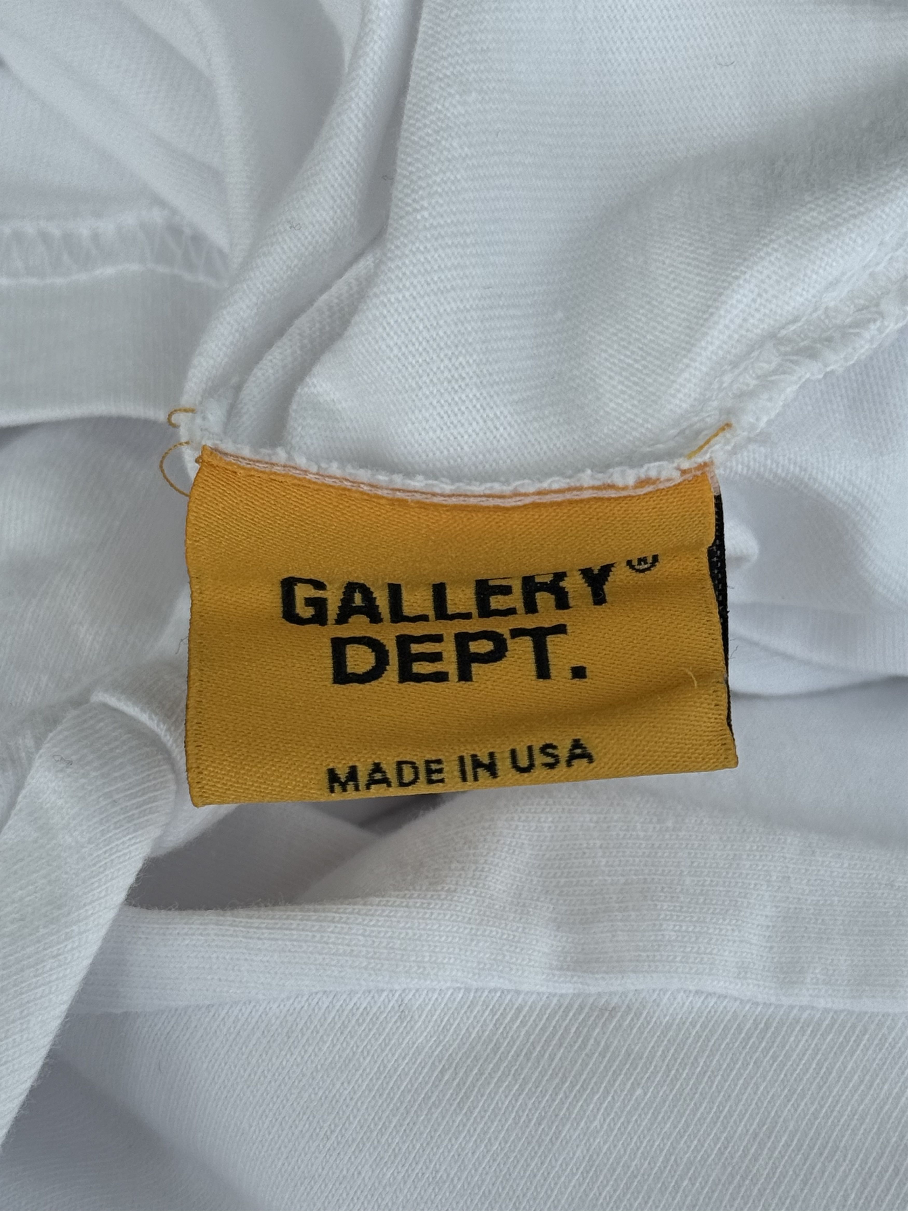 Gallery Dept. White Chateau Josue Embroidered Logo Polo T-Shirt Size US XL / EU 56 / 4 - 4 Thumbnail