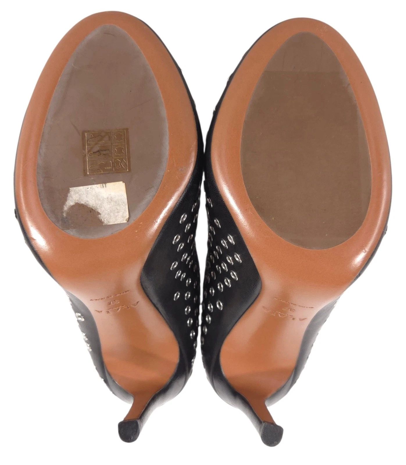Alaia Alaia Eyelet Embellished Bombe Ankle Boots US 7 EU 37 Women Size US 7 / IT 37 - 9 Thumbnail