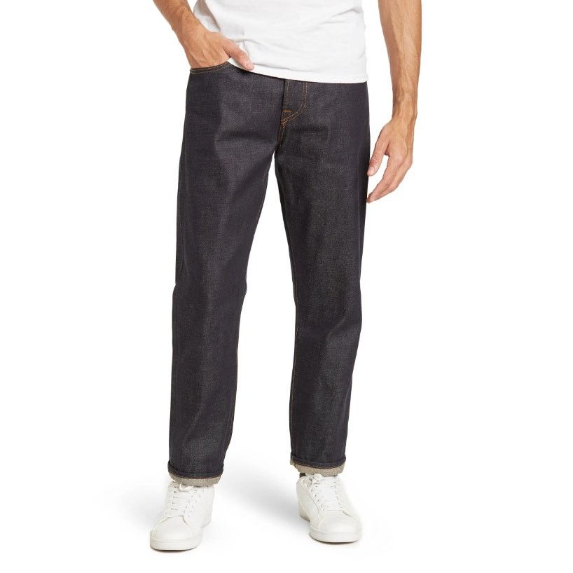 Baldwin Baldwin Reed Classic Straight Leg Jeans Dark Wash Selvage Size US 29 - 2 Thumbnail