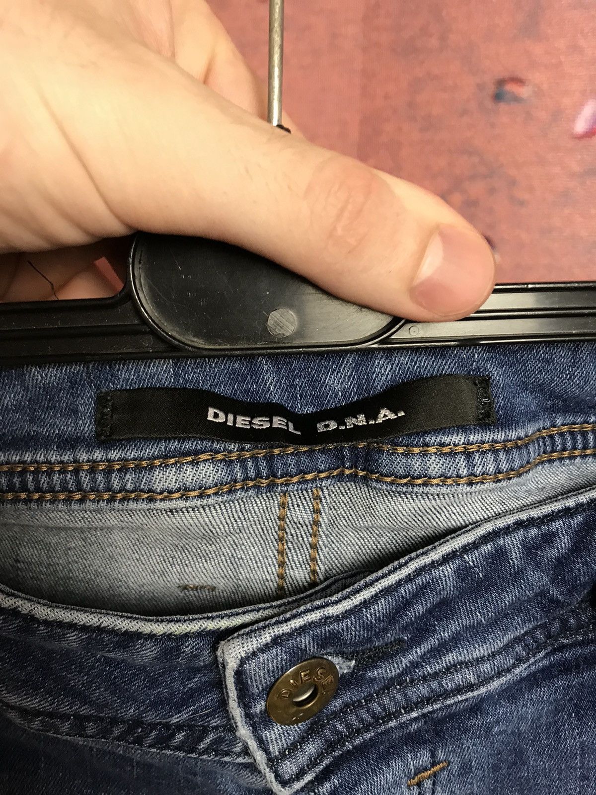 Diesel Diesel Sleenker luxury streetwear distressed jeans Size US 34 / EU 50 - 4 Thumbnail