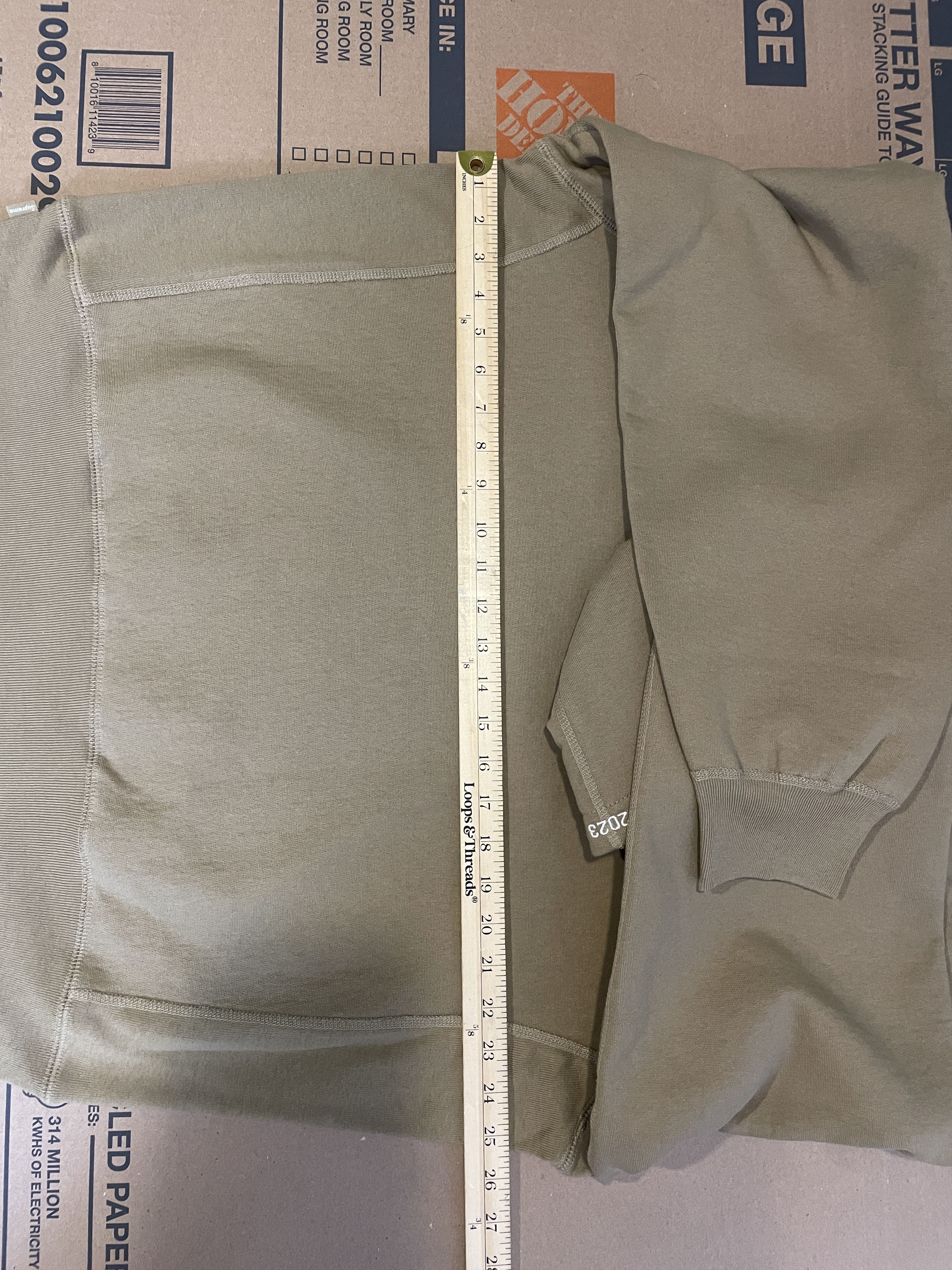 Supreme BOX LOGO HOODIE DARK SAND Size US M / EU 48-50 / 2 - 8 Thumbnail
