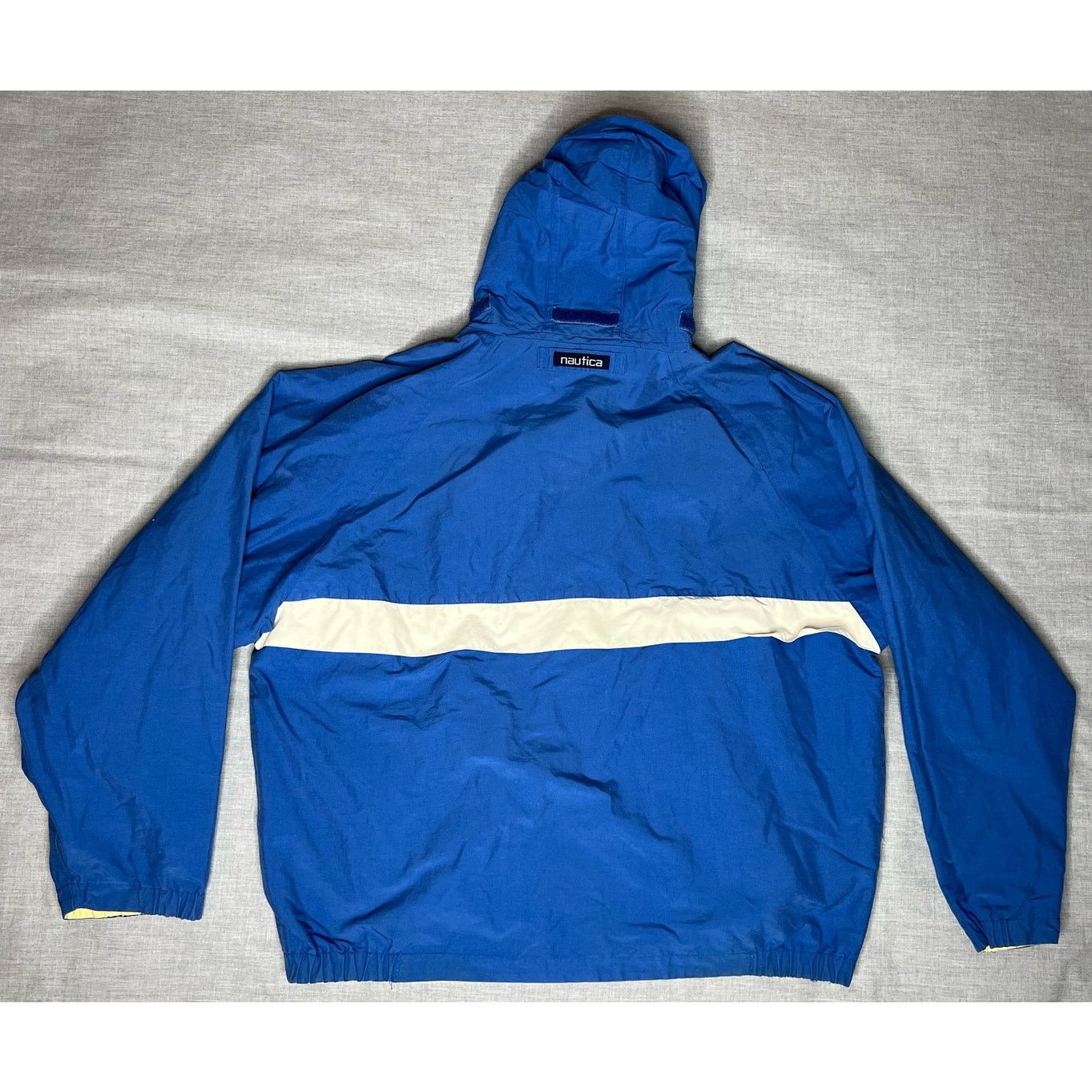 Nautica × Vintage Vintage 90s Nautica Sport Reversible Blue and Yellow Jacket Size US XL / EU 56 / 4 - 2 Thumbnail