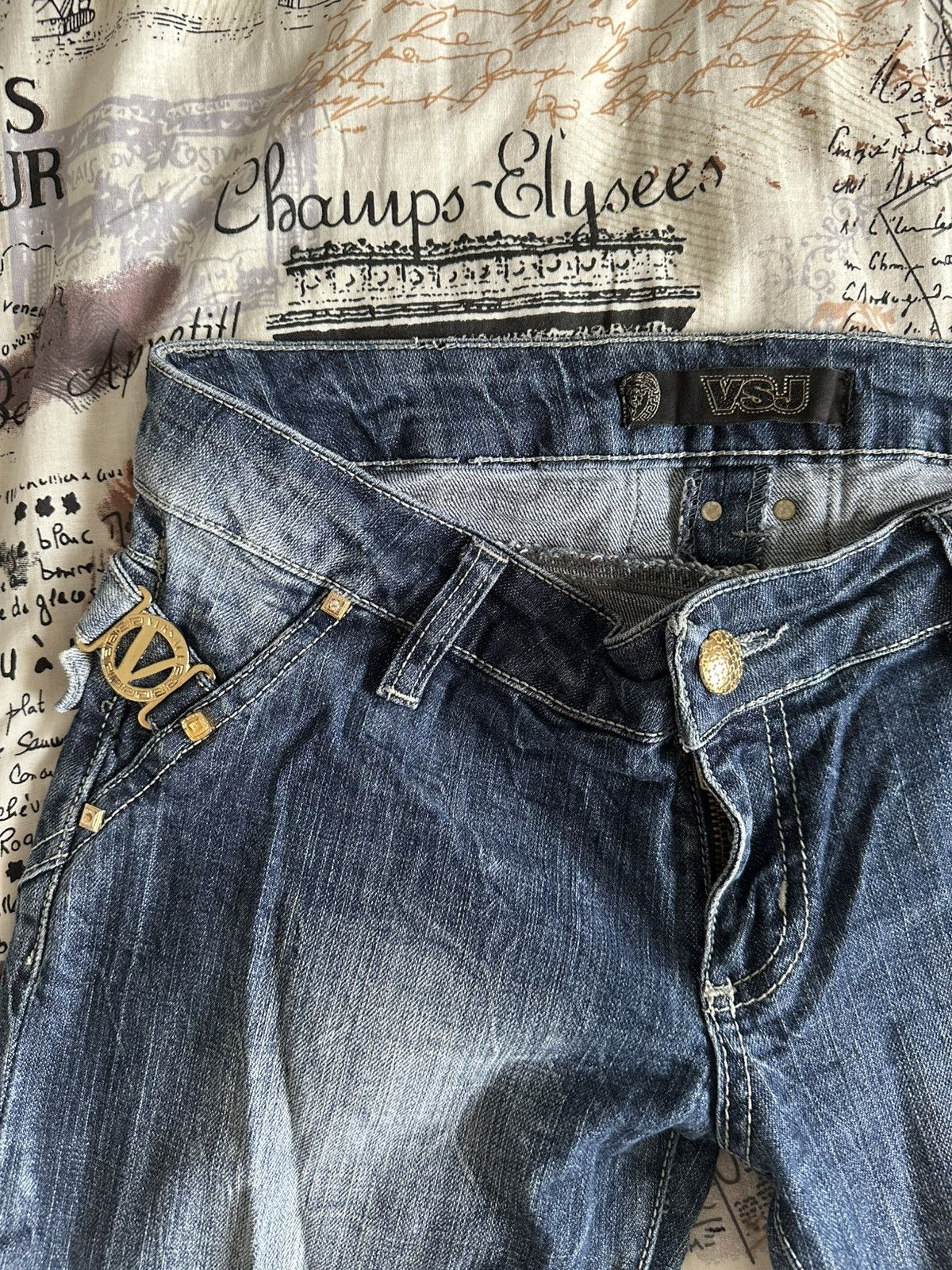 Versace × Vintage Versace Jeans Vintage Size 27" / US 4 / IT 40 - 6 Thumbnail
