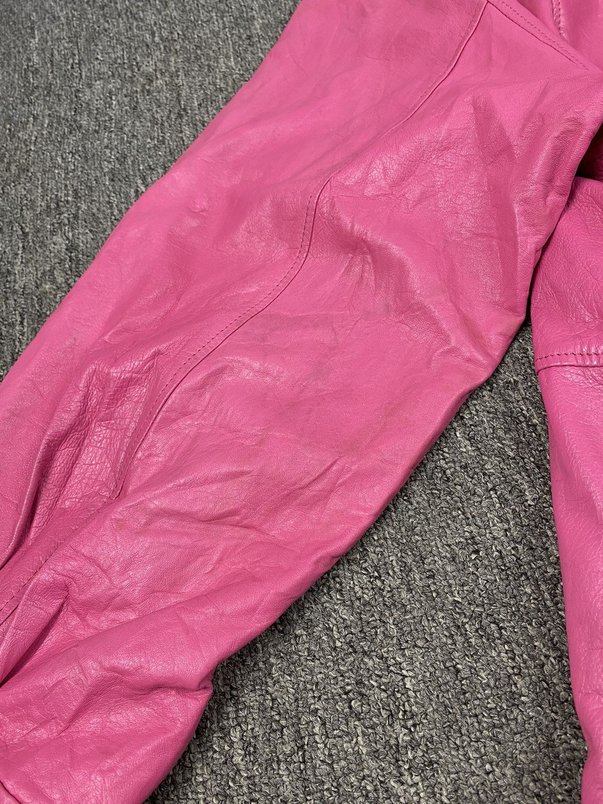 Japanese Brand × Leather × Vintage Lanerossi Sport Leather Jacket Size XXL / US 16-18 / IT 52-54 - 16 Thumbnail
