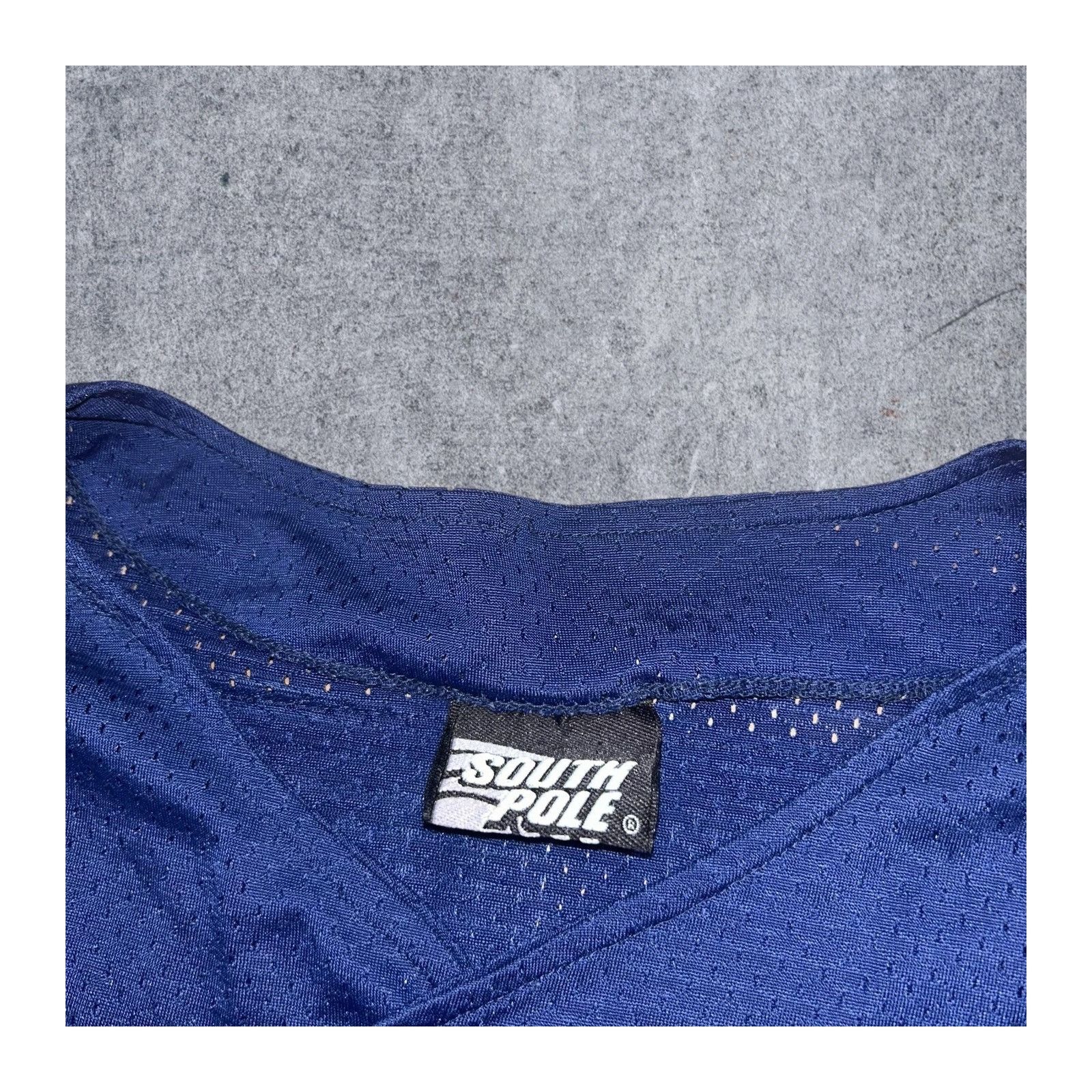 Southpole Southpole Vintage Y2K Hip-Hop Baseball Style Blue Mesh Jerse Size US XXL / EU 58 / 5 - 6 Thumbnail