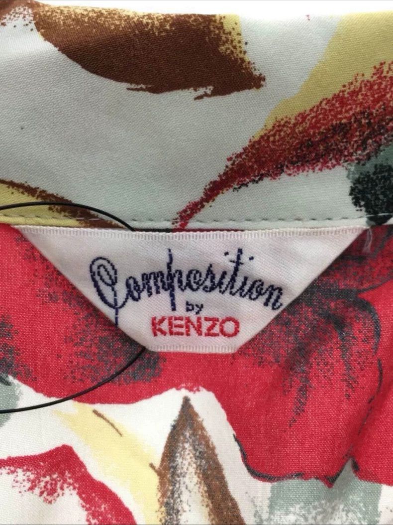 Kenzo KENZO Vintage rose flower tie shirt Size XS / US 0-2 / IT 36-38 - 5 Thumbnail
