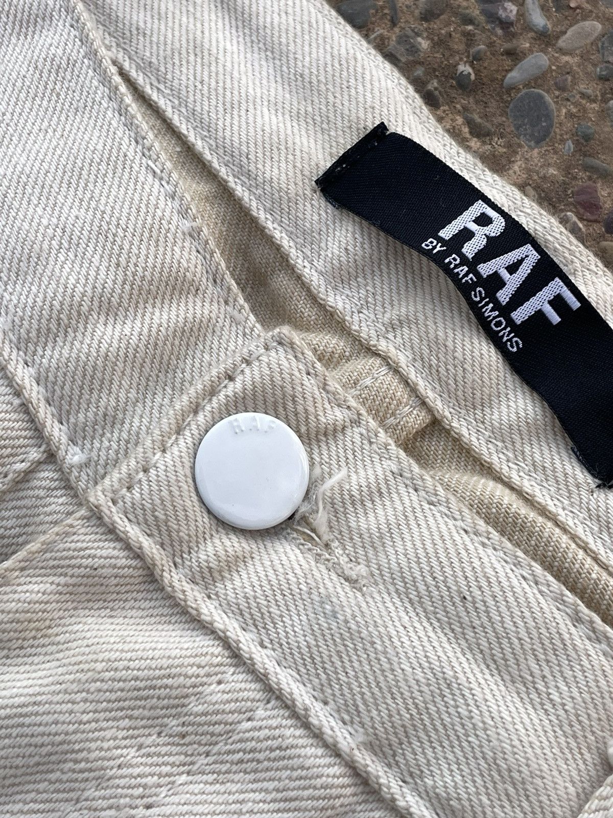 Raf Simons Raf by Raf Simons Off white color jeans Size US 33 - 6 Thumbnail