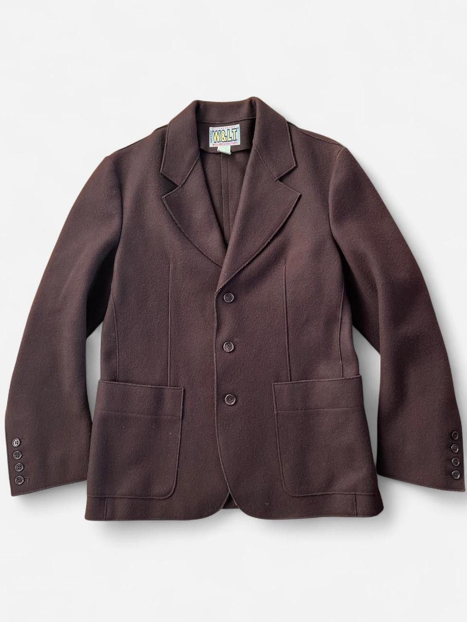 W&LT × Walter Van Beirendonck 90s brown wool blazer Size US M / EU 48-50 / 2 - 1 Thumbnail