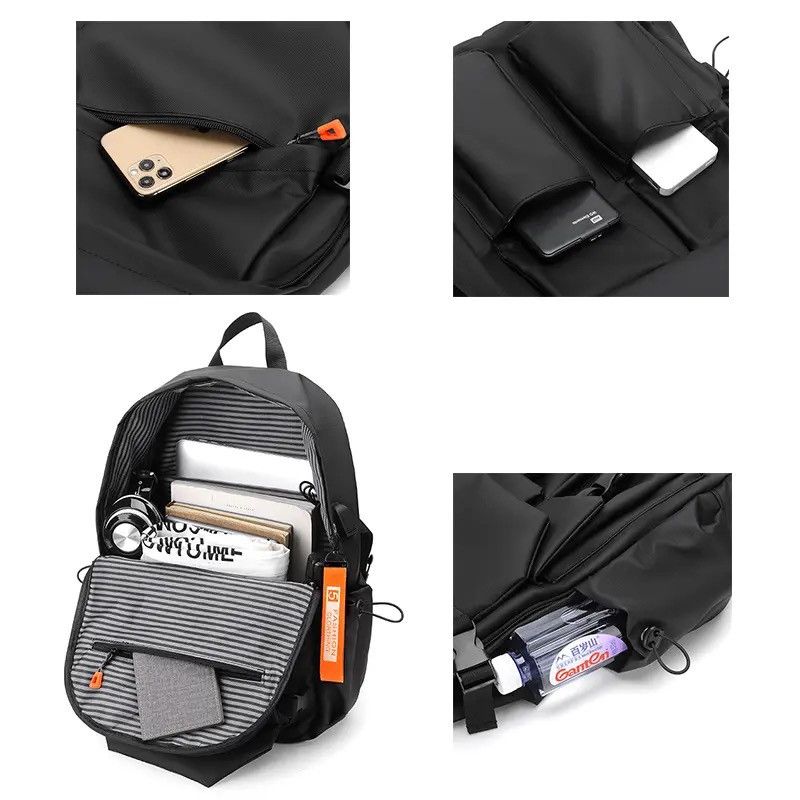 Japanese Brand Luxury Backpack High Quality 15.6 Laptop / Waterproof Travel Size ONE SIZE - 5 Thumbnail