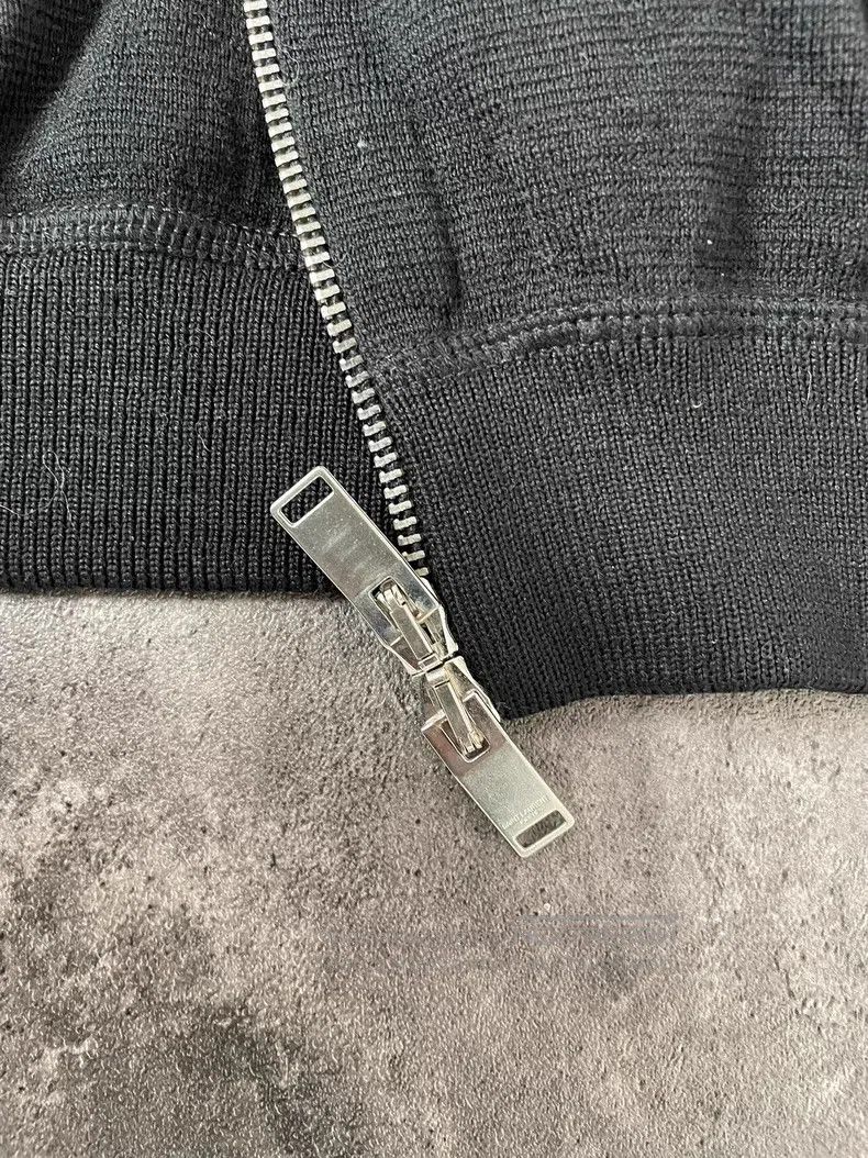 Saint Laurent Paris Saint Laurent Paris Patchwork leather zipper hooded cardig Size US S / EU 44-46 / 1 - 4 Thumbnail