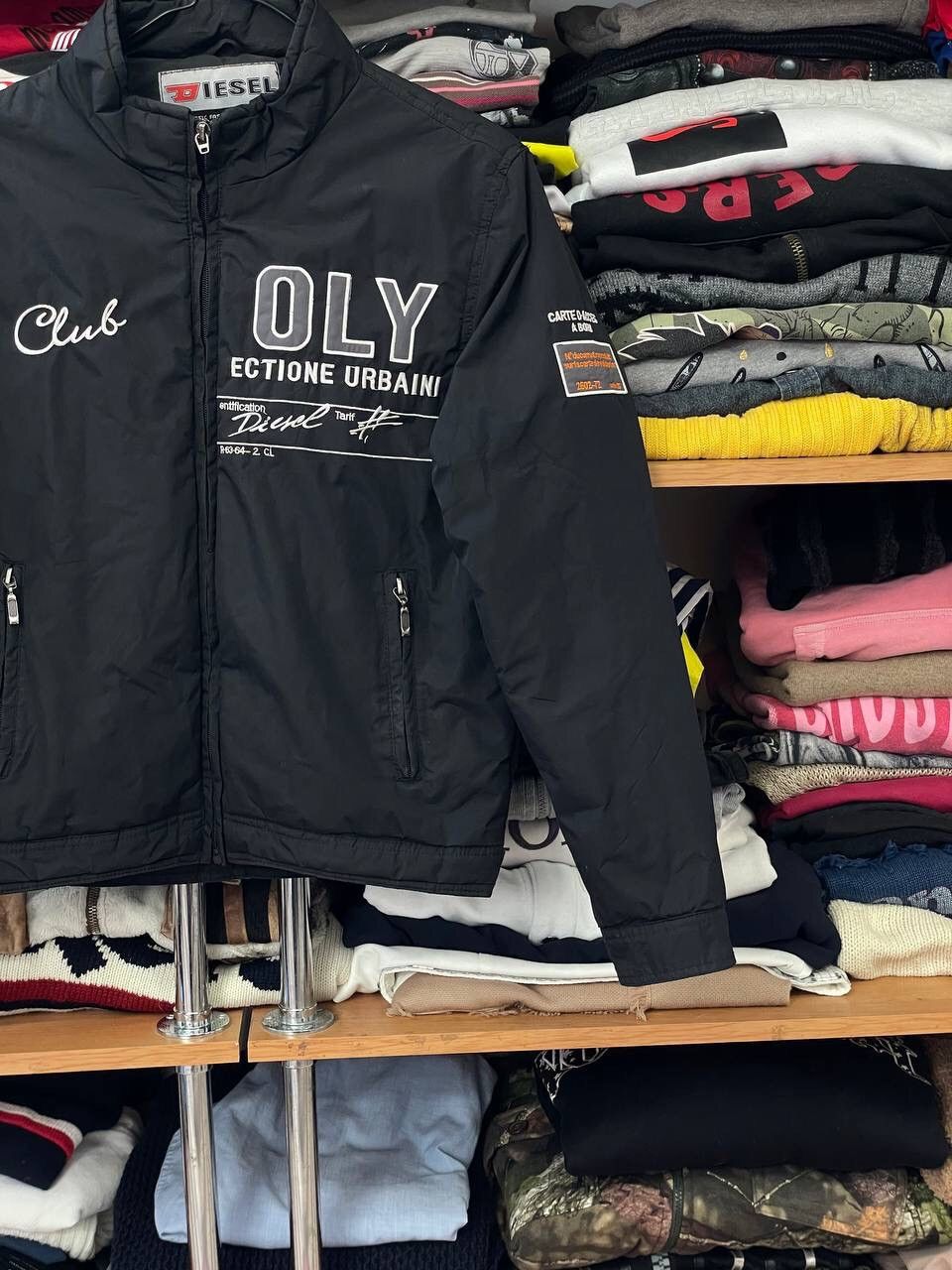 Diesel × Vintage Diesel Vintage Y2K Bomber Nylon Jacket Size M / US 6-8 / IT 42-44 - 7 Thumbnail